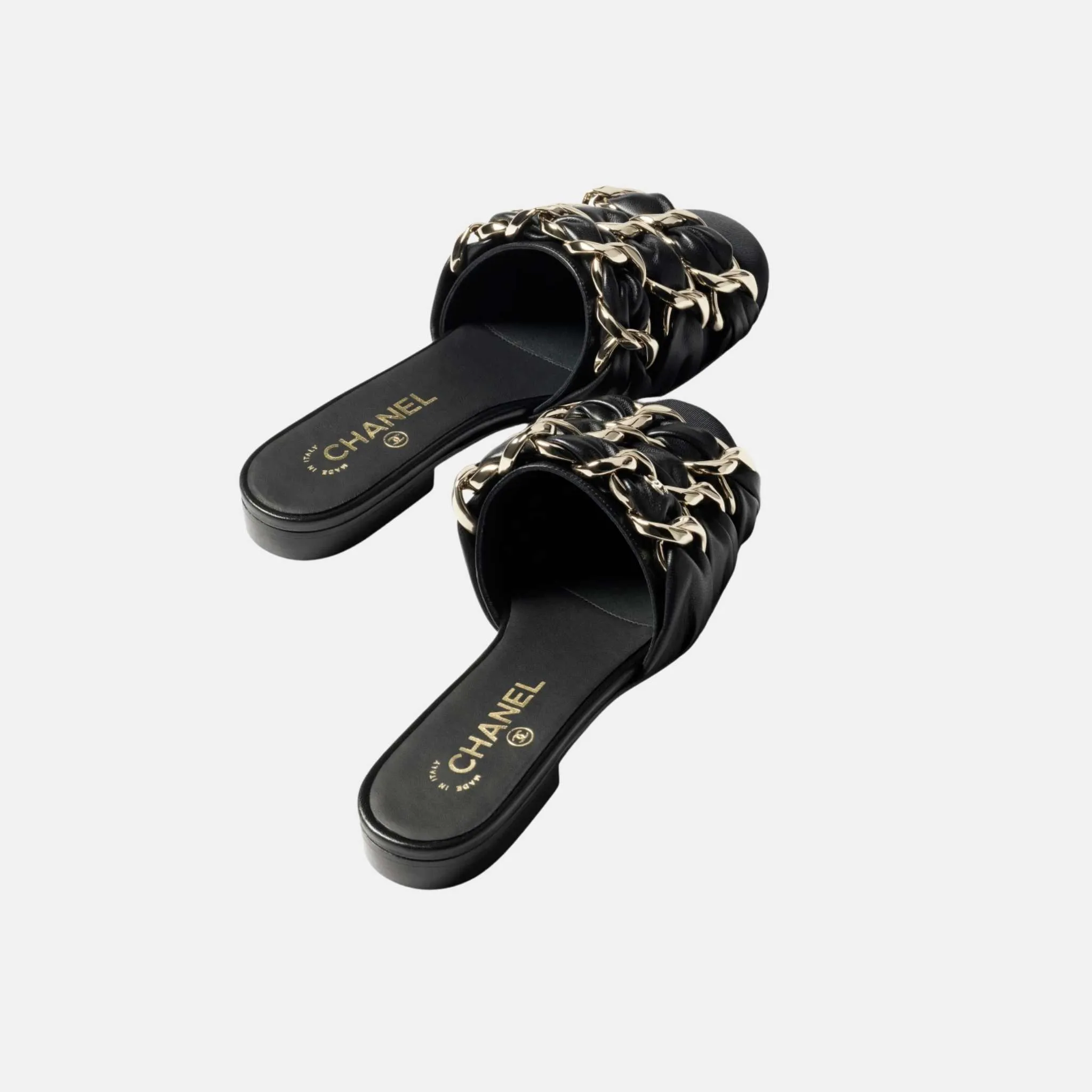 Mules in Lambskin and Grosgrain - Image 2