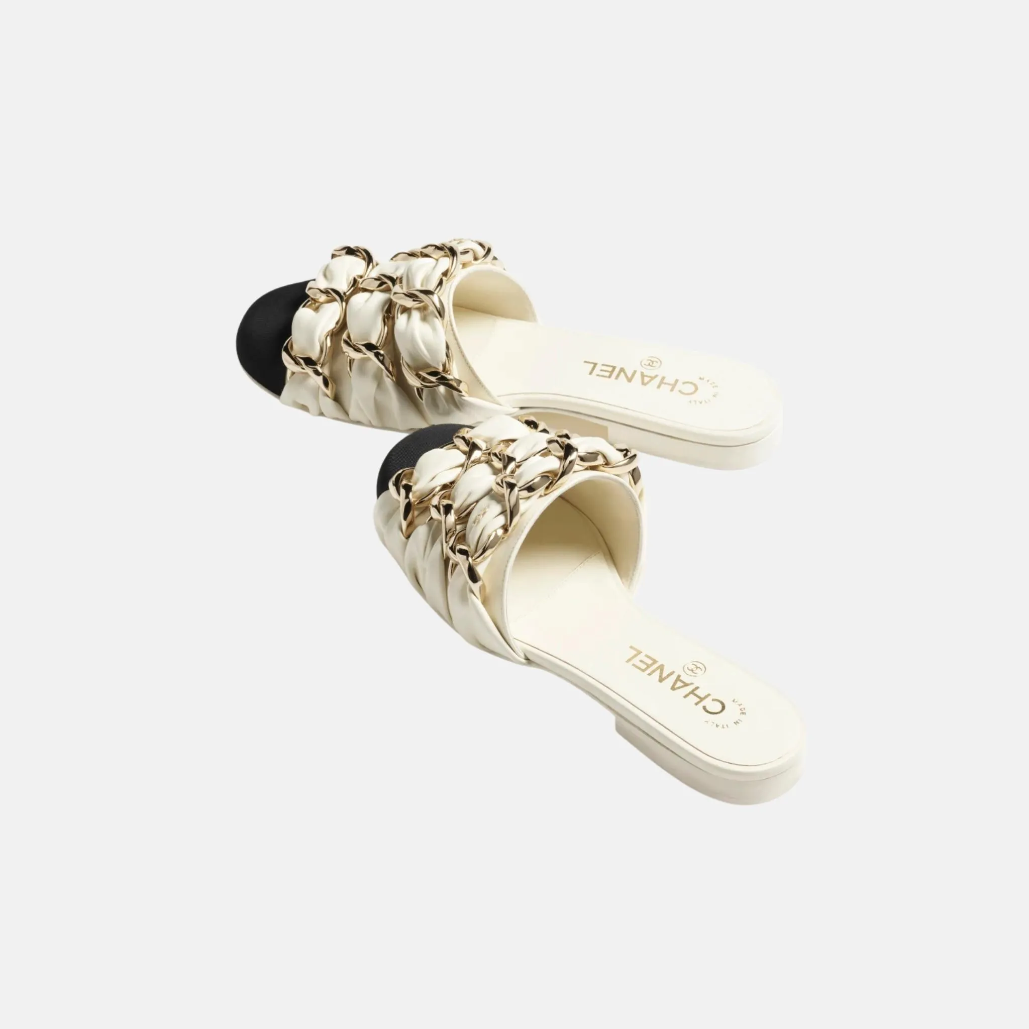 Mules in Lambskin and Grosgrain - Image 4