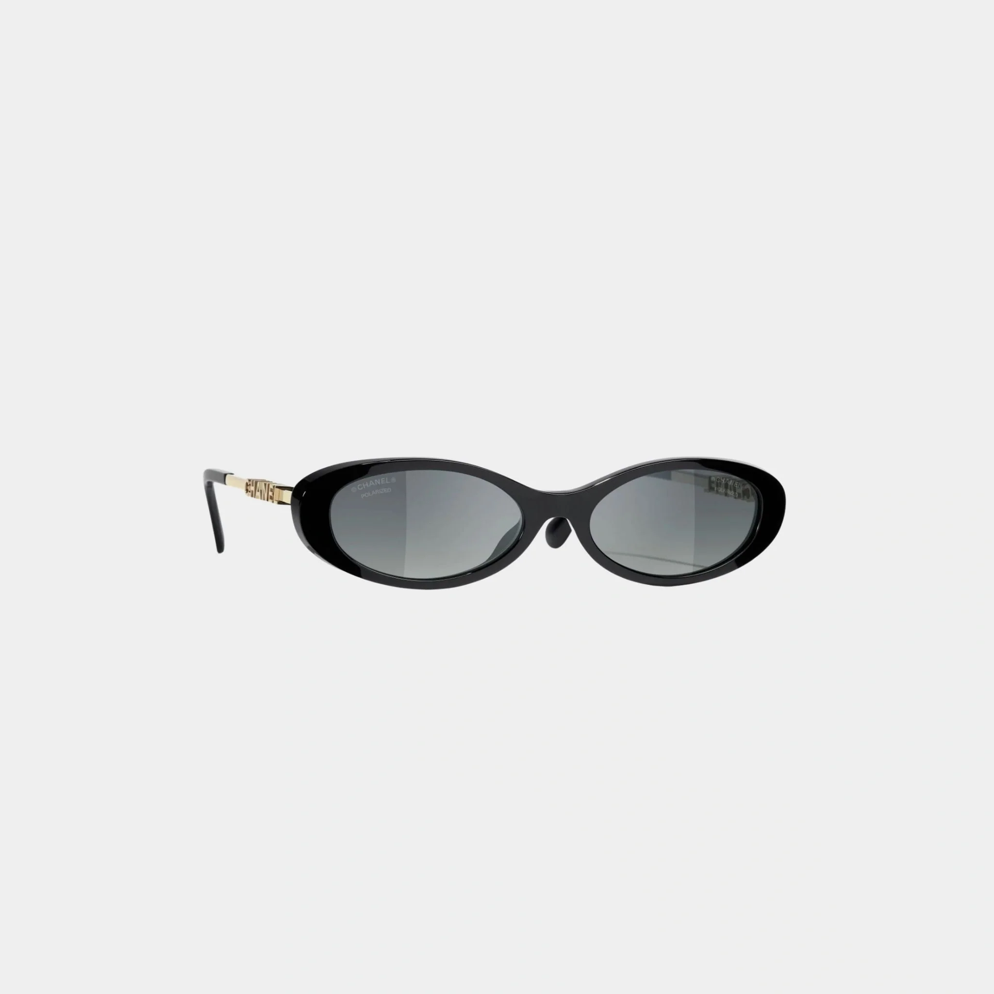 Oval Sunglasses in Acetate and Metal