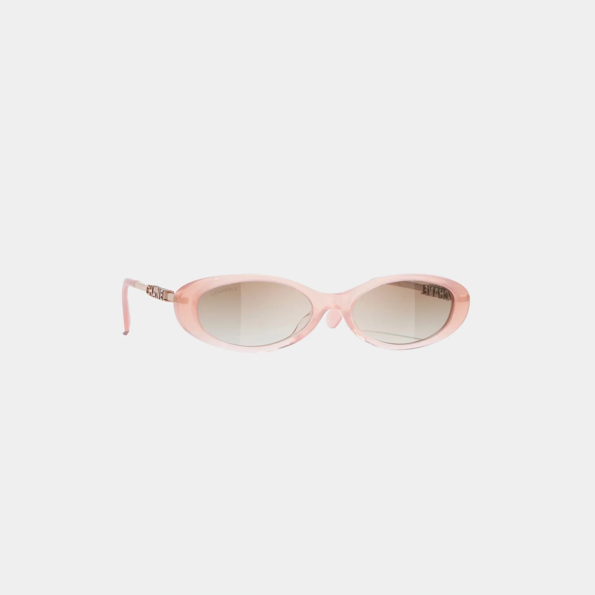 Oval Sunglasses in Acetate and Metal - Image 3
