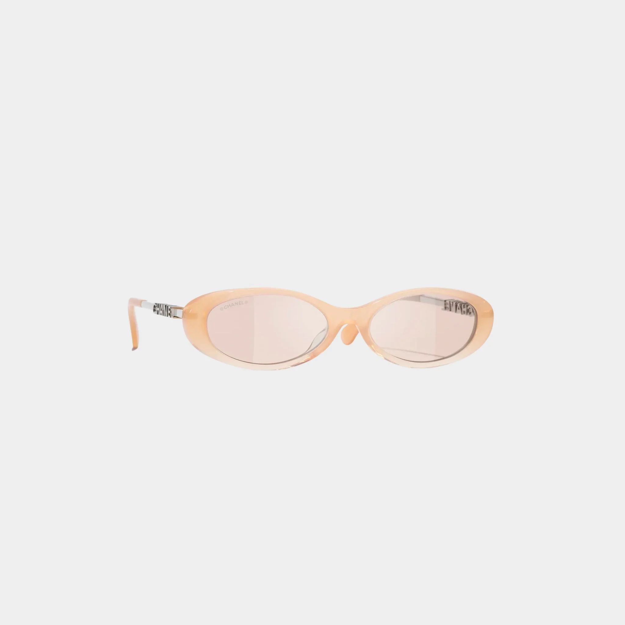 Oval Sunglasses in Acetate and Metal - Image 5