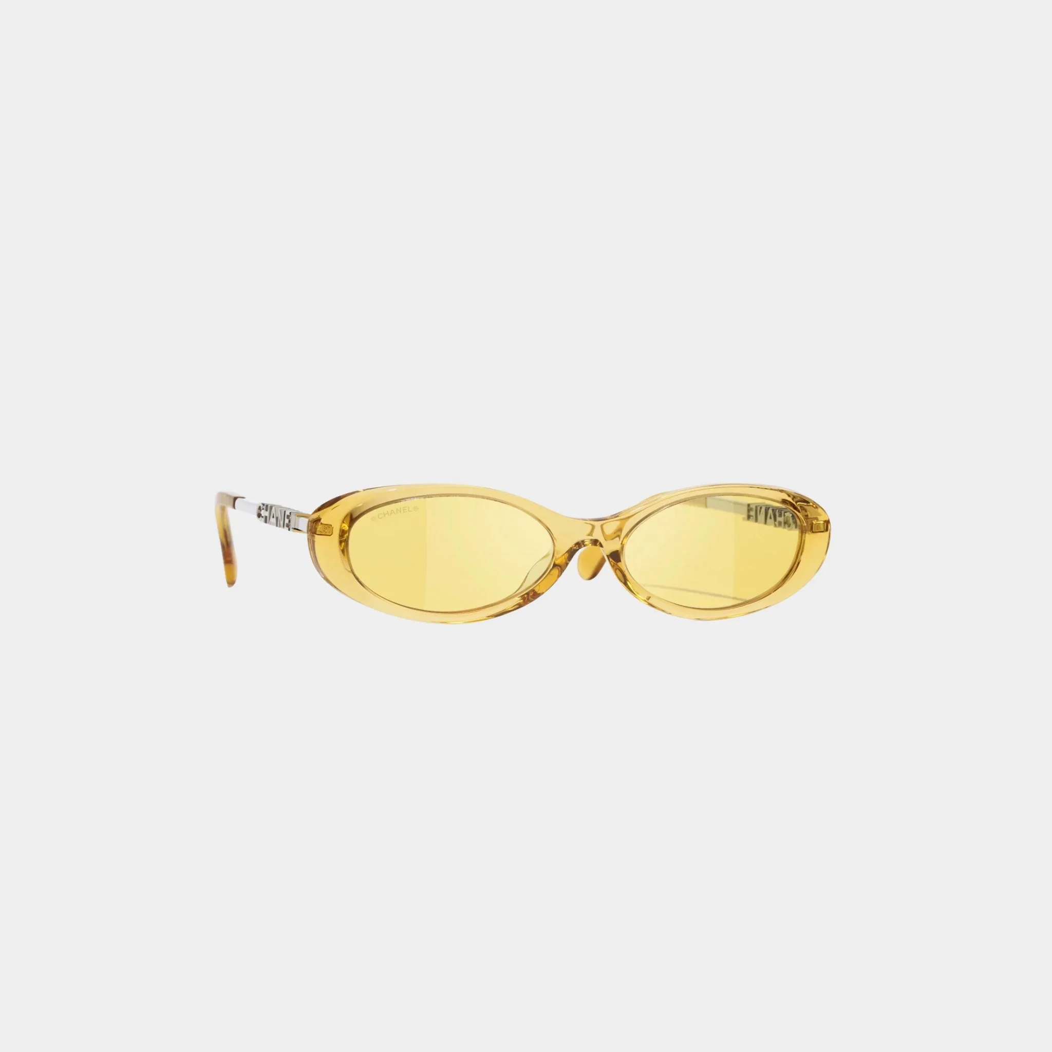 Oval Sunglasses in Acetate and Metal - Image 6