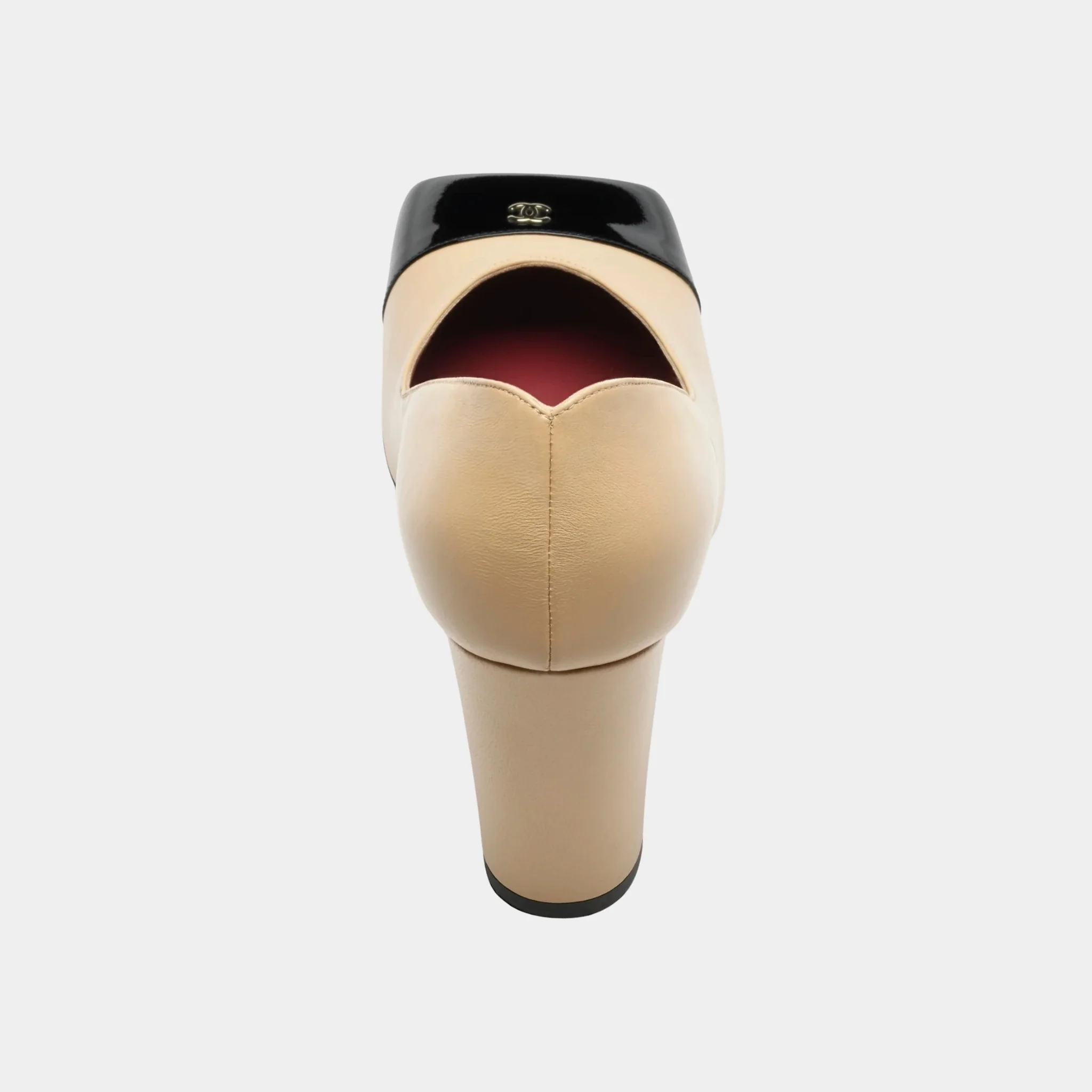 Pumps in Lambskin & Patent Calfskin - Image 8