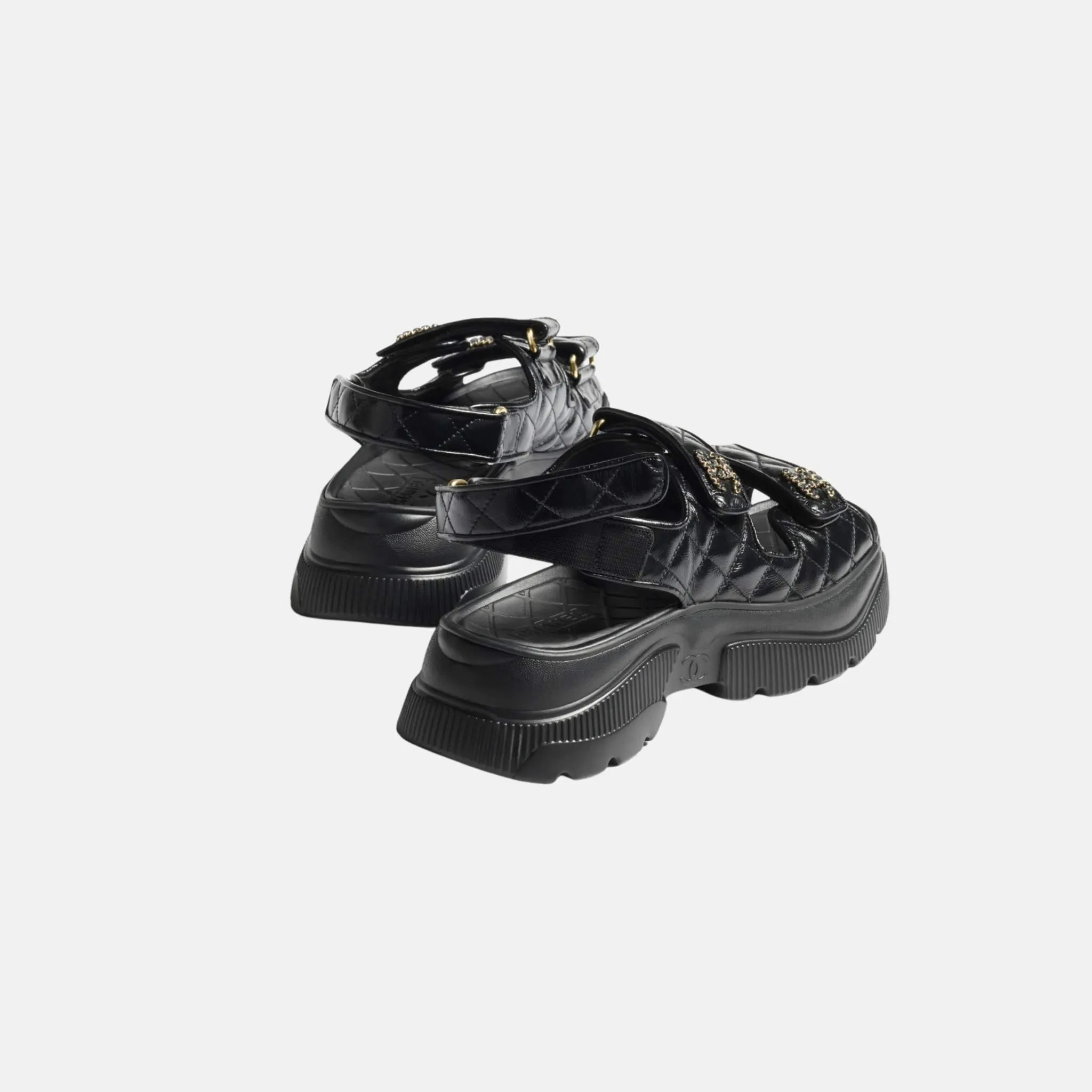 Sandals in Shiny Calfskin - Image 2