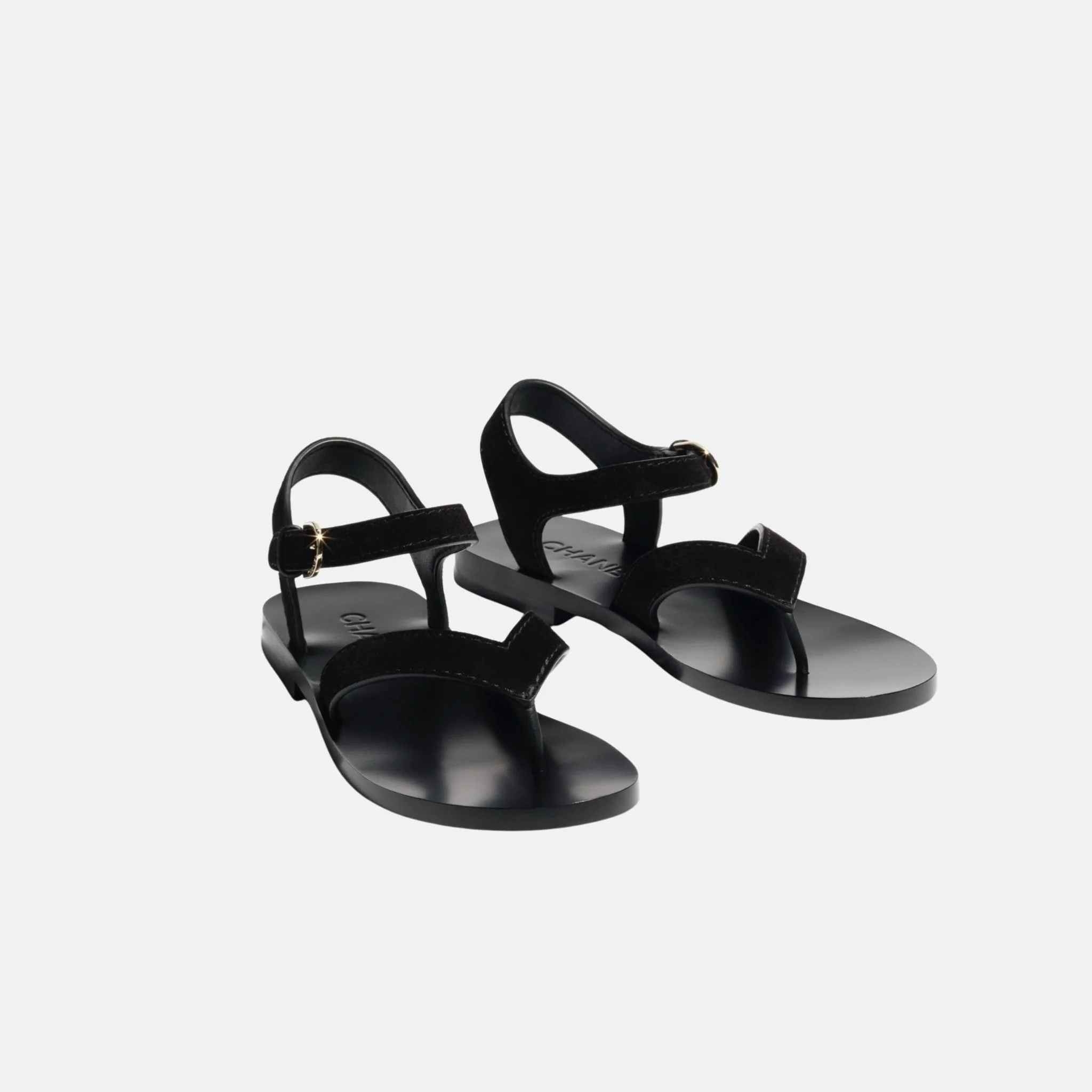 Sandals in Suede Calfskin - Image 2