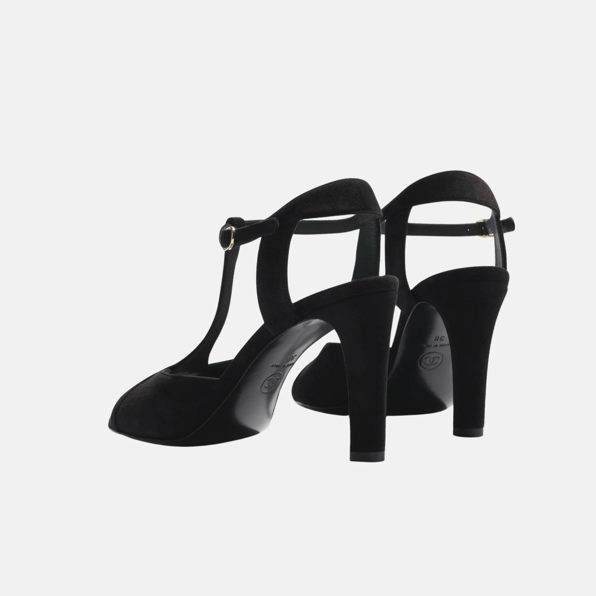 Sandals in Suede Kidskin - Image 3