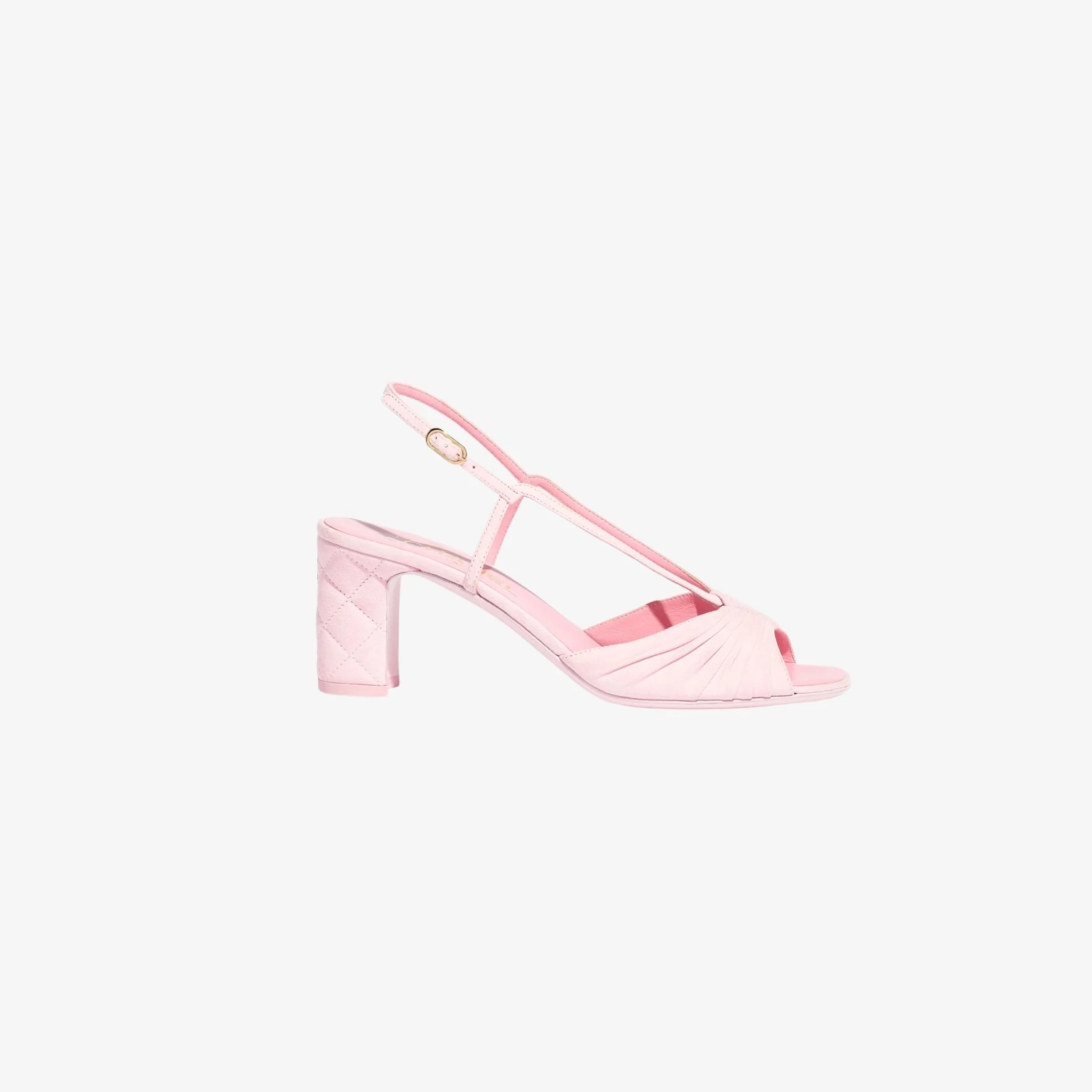 Sandals Suede Kidskin Light Pink