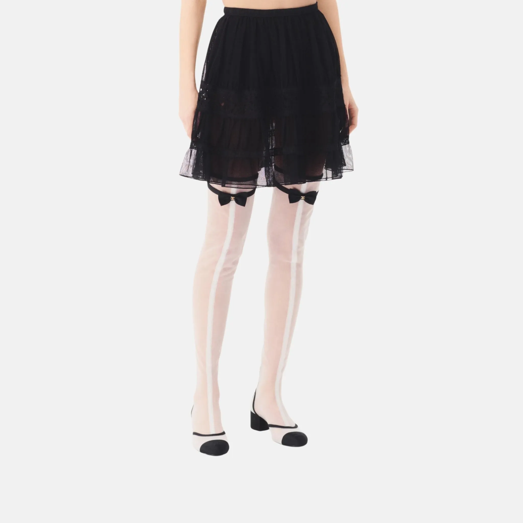 Skirt in Cotton Tulle - Image 2