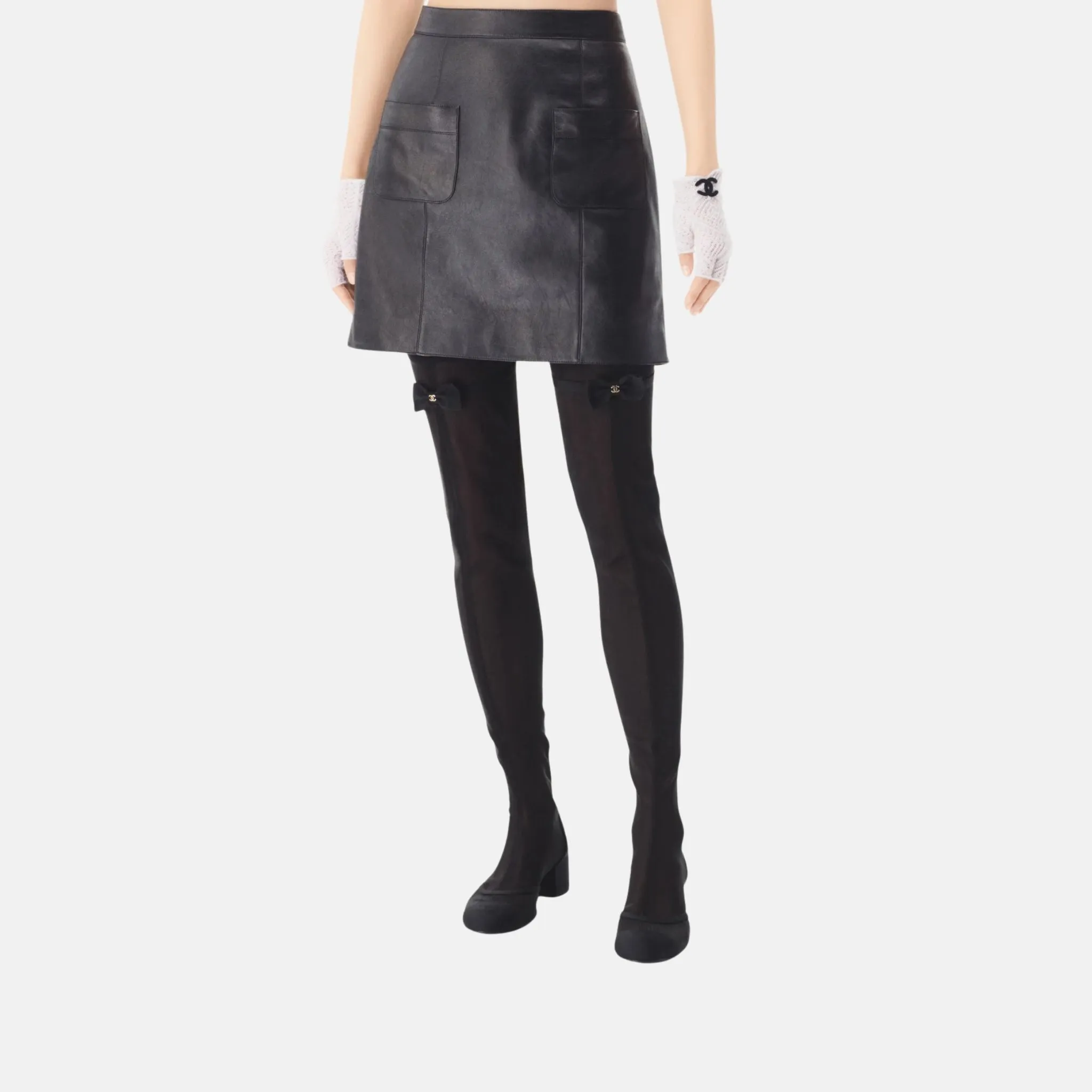 Skirt in Lambskin - Image 2
