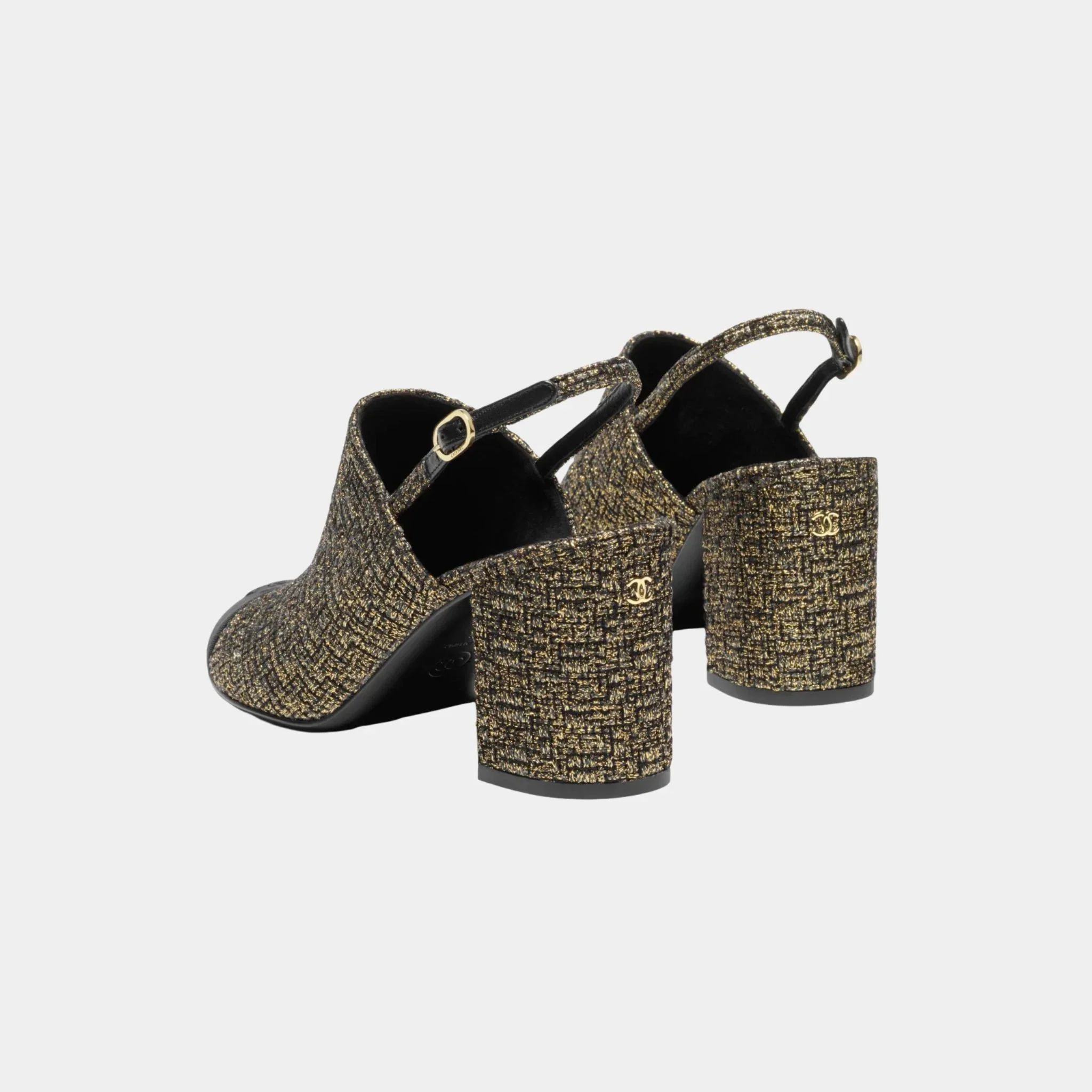 Slingback in Tweed & Grosgrain - Image 2