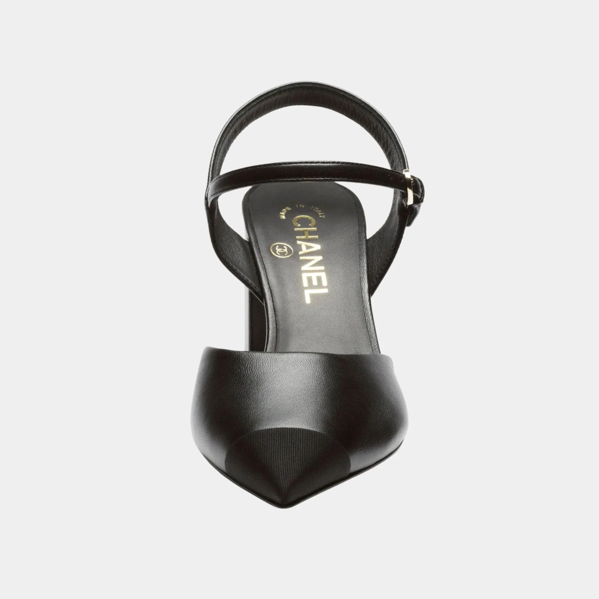 Slingback in Lambskin and Grosgrain - Image 2