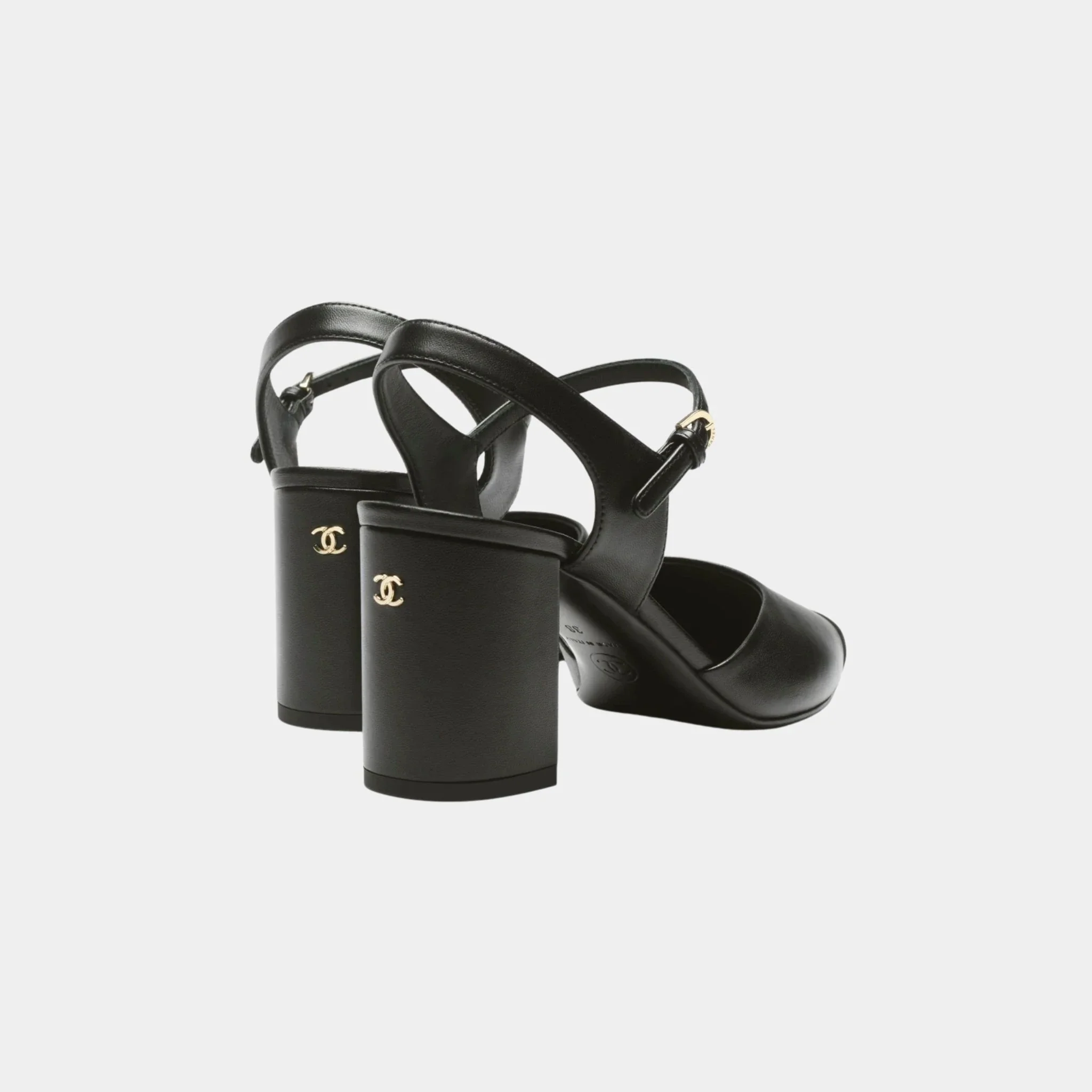 Slingback in Lambskin and Grosgrain - Image 3