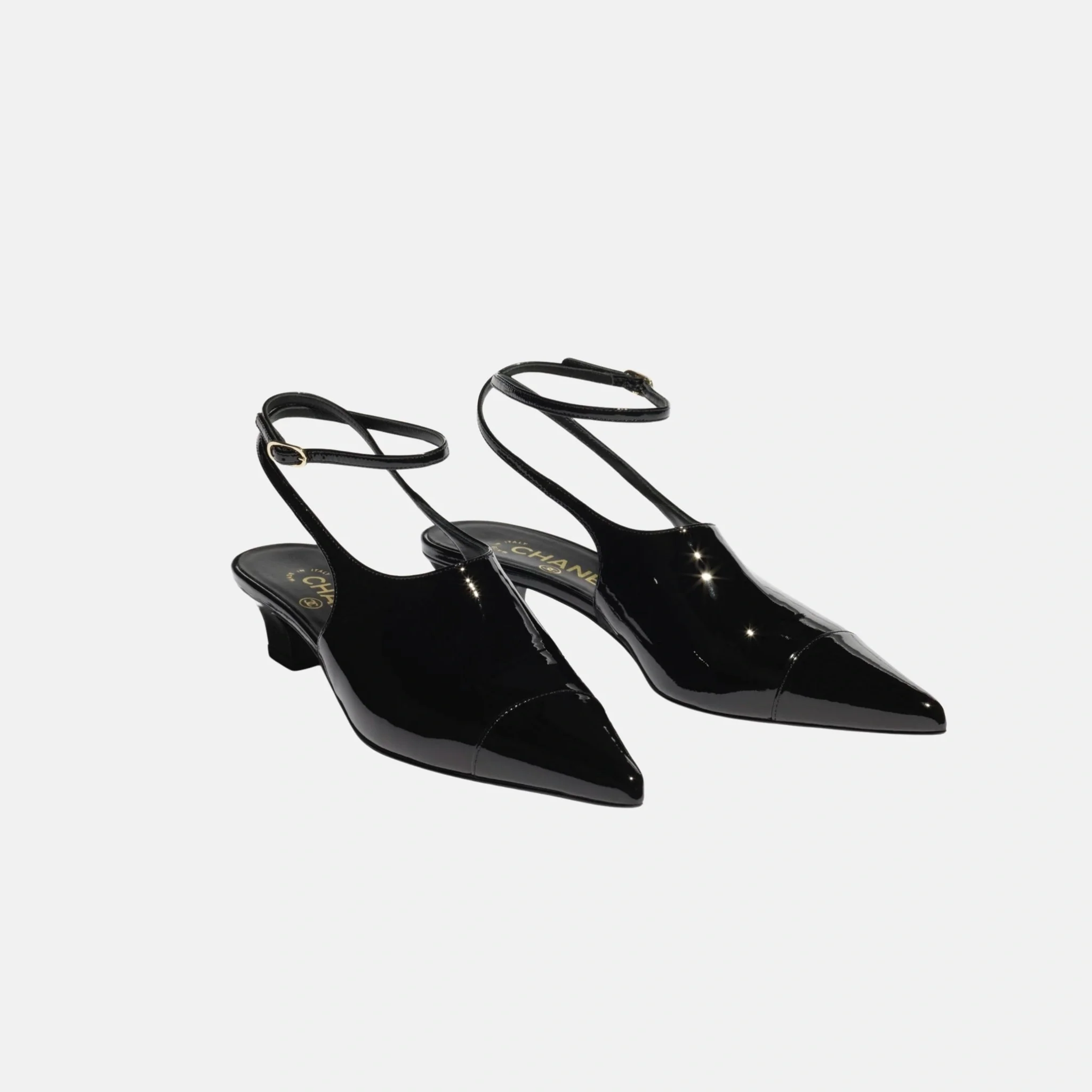 Slingback in Patent Calfskin - Image 2