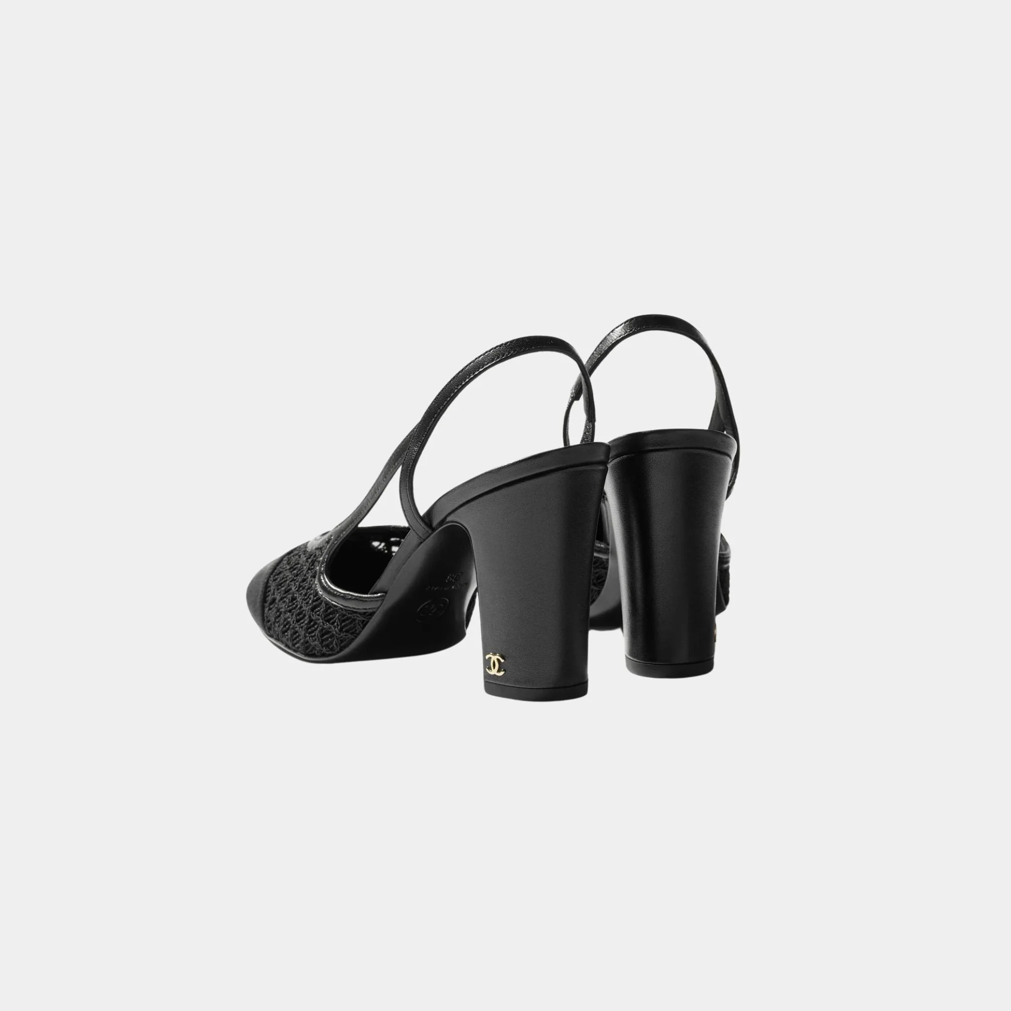 Slingbacks In Embroidery and Grosgrain - Image 2