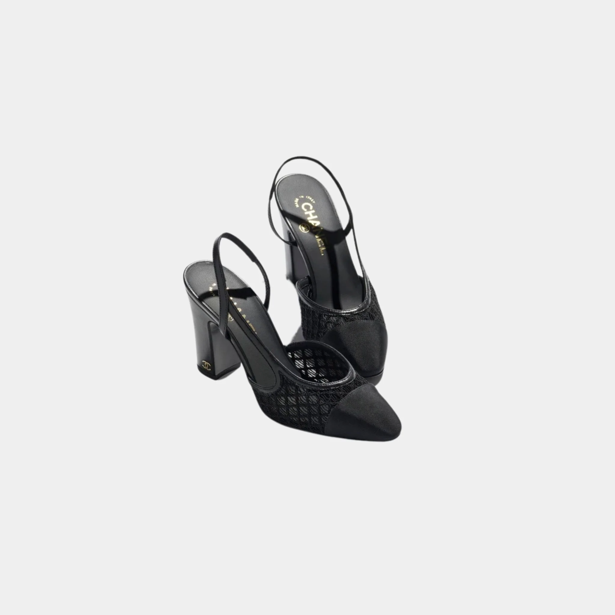 Slingbacks In Embroidery and Grosgrain - Image 3