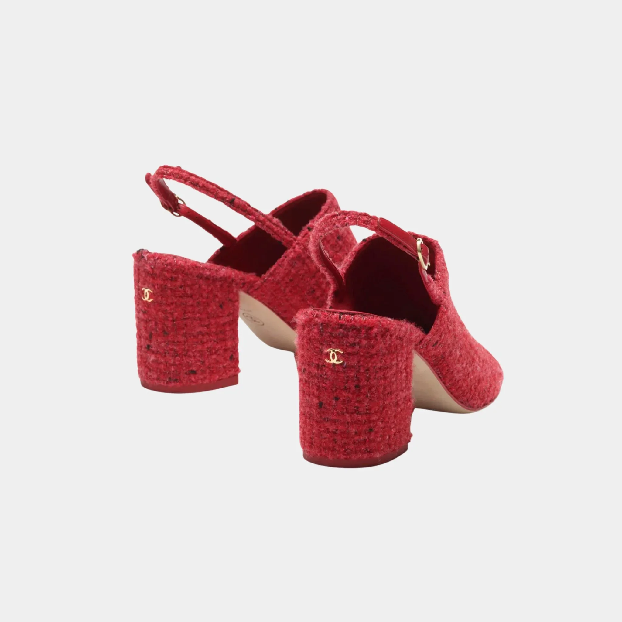 Slingbacks in Tweed and Grosgrain - Image 2