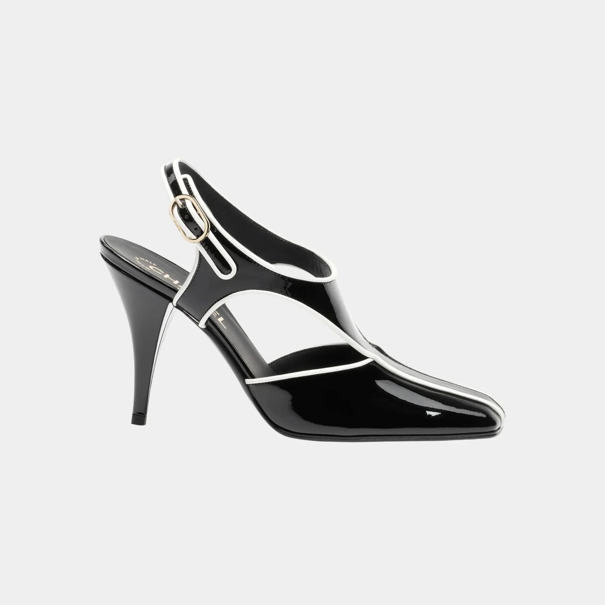 Slingbacks in Patent Calfskin & Lambskin