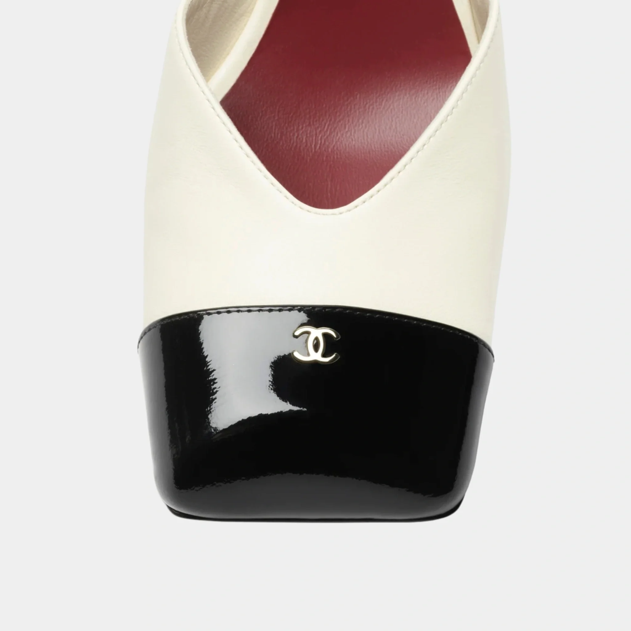Slingbacks in Lambskin and Patent Calfskin - Image 3