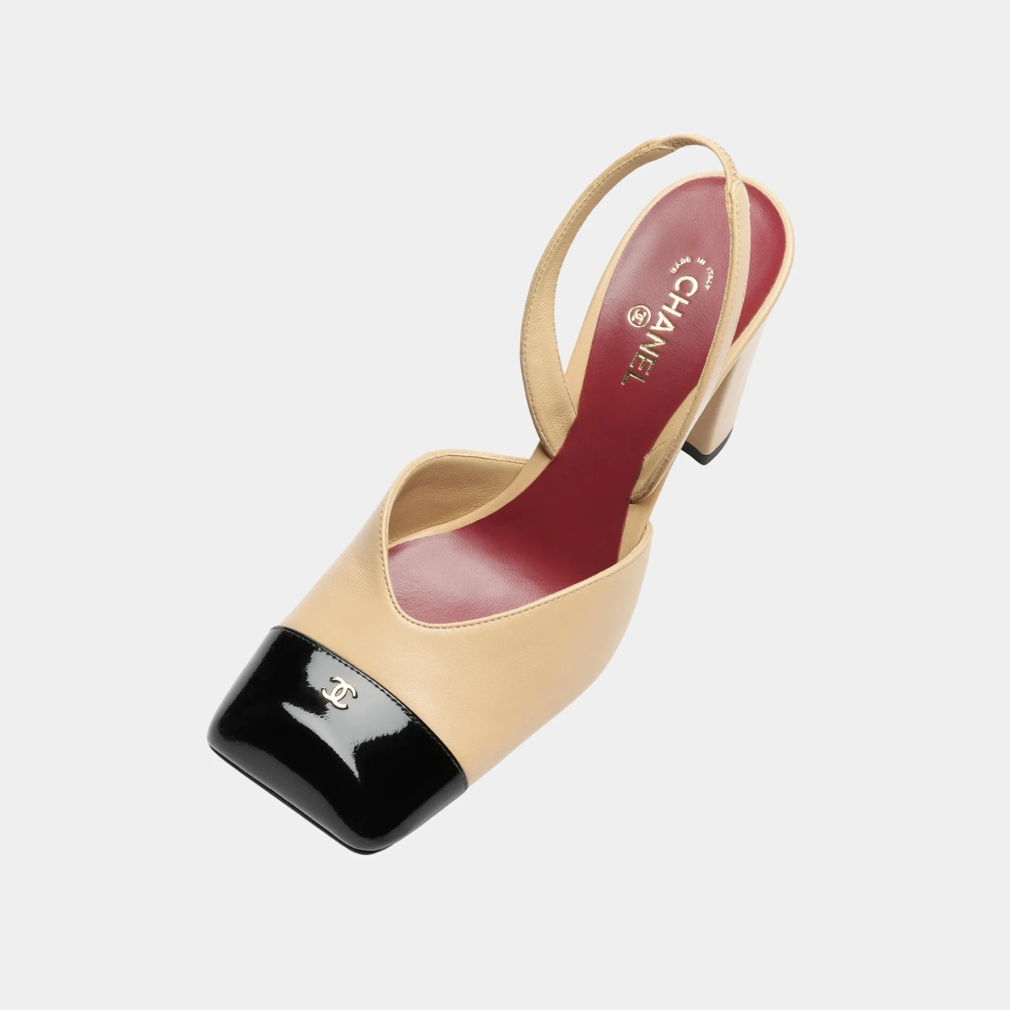 Slingbacks in Lambskin and Patent Calfskin - Image 6