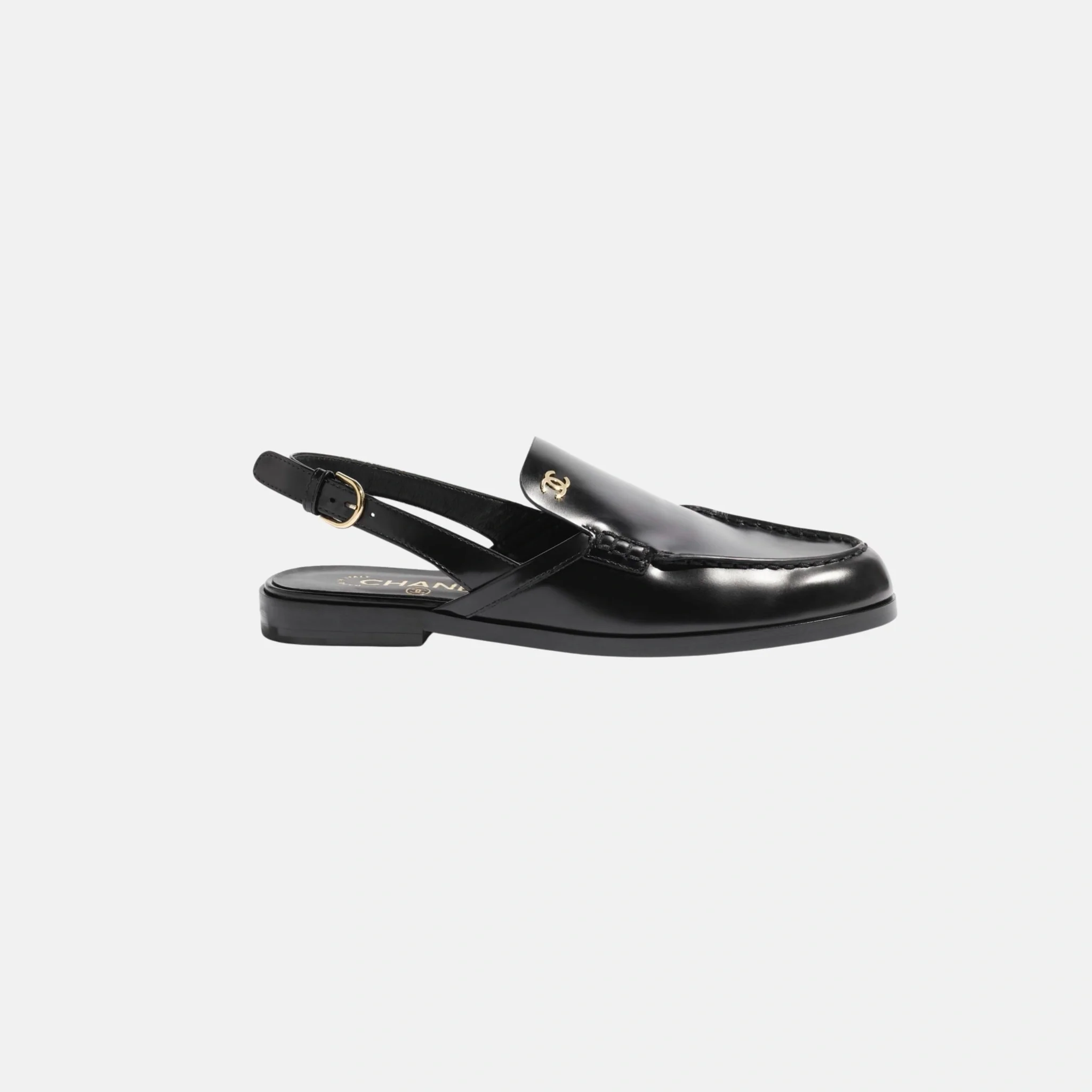 Slingbacks in Shiny Calfskin - Image 4