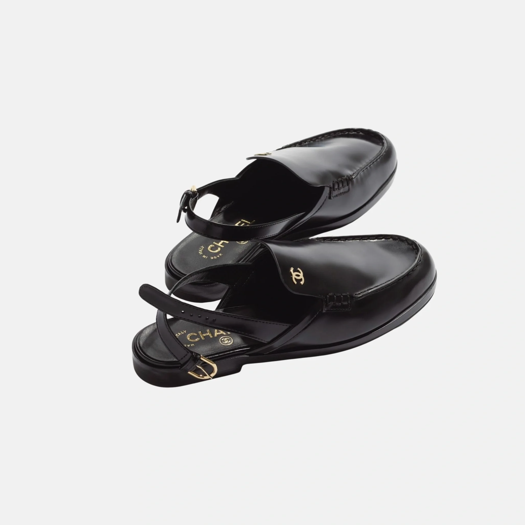 Slingbacks in Shiny Calfskin - Image 6
