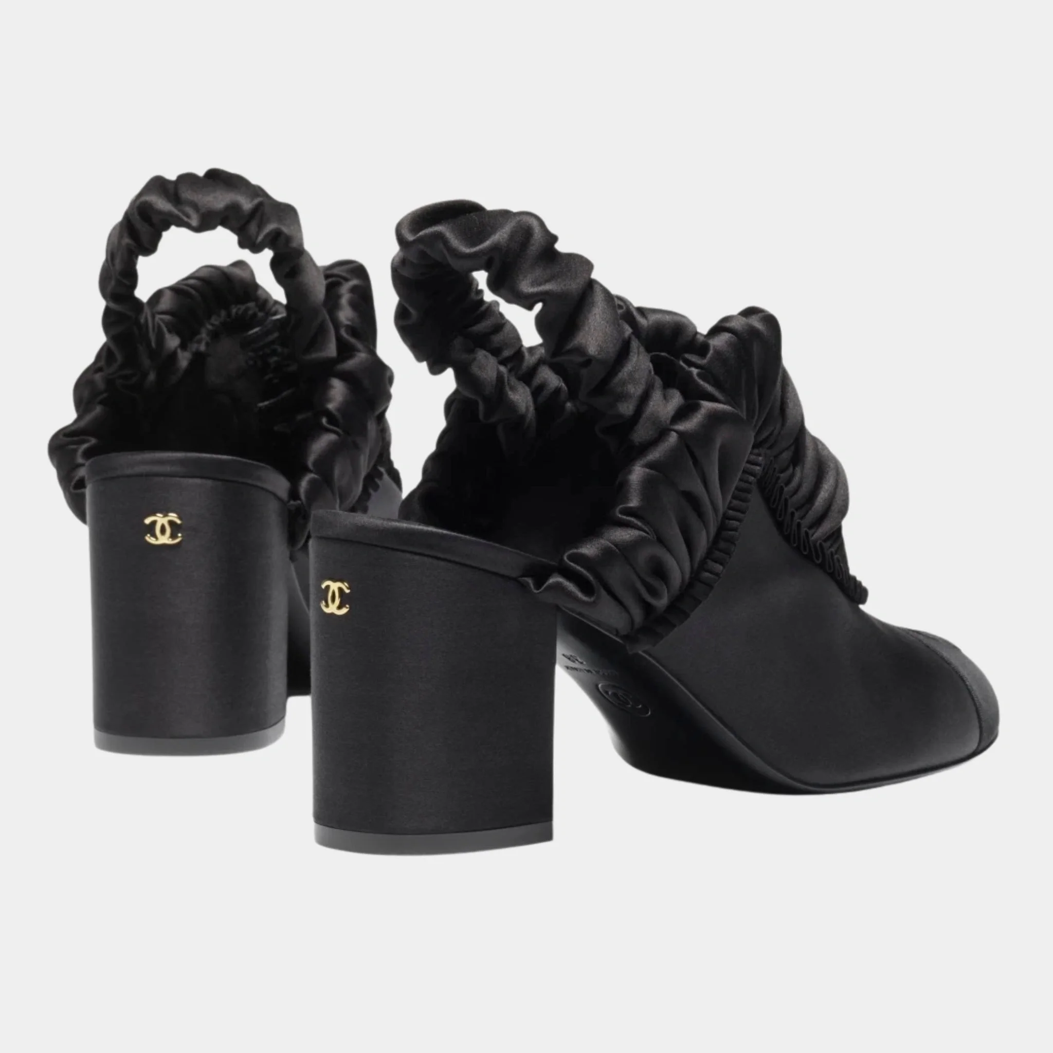 Slingbacks Silk Satin & Grosgrain - Image 6