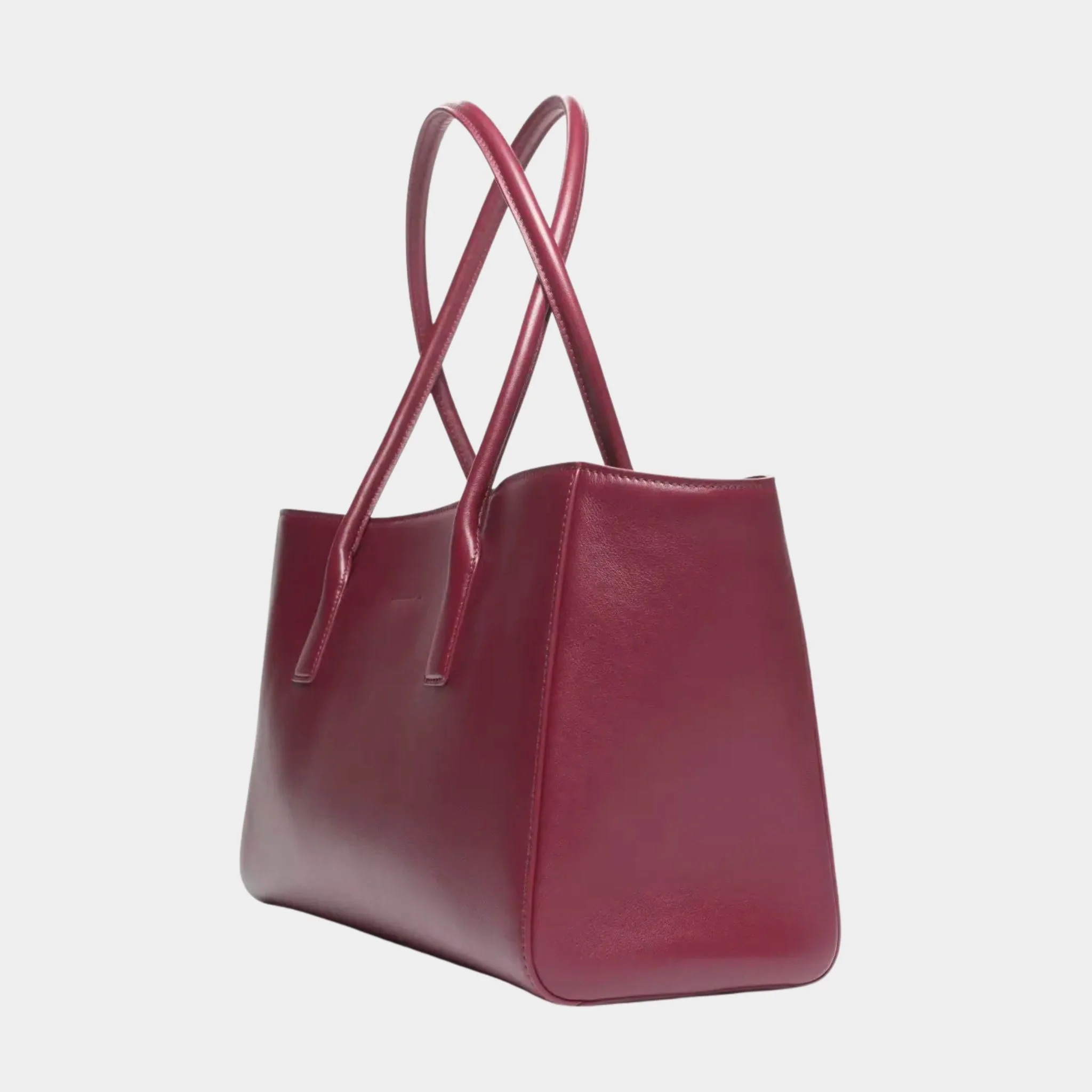Small Shopping Bag Calfskin & Gold-Tone Metal - Image 2