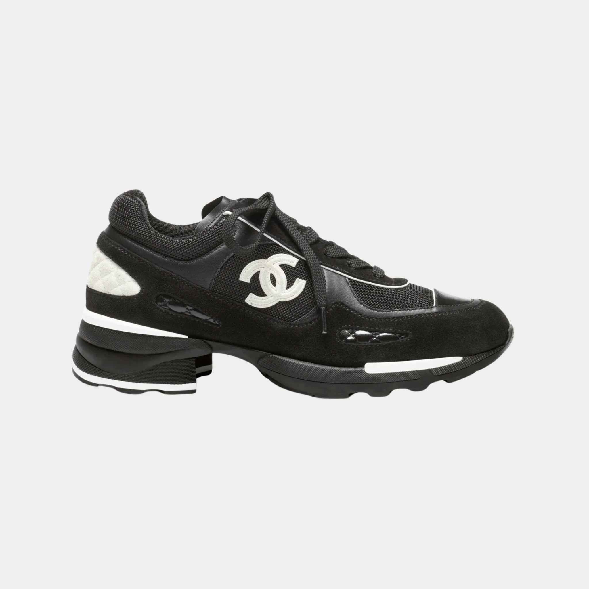 Sneakers Mixed Fibers Suede Calfskin & Calfskin