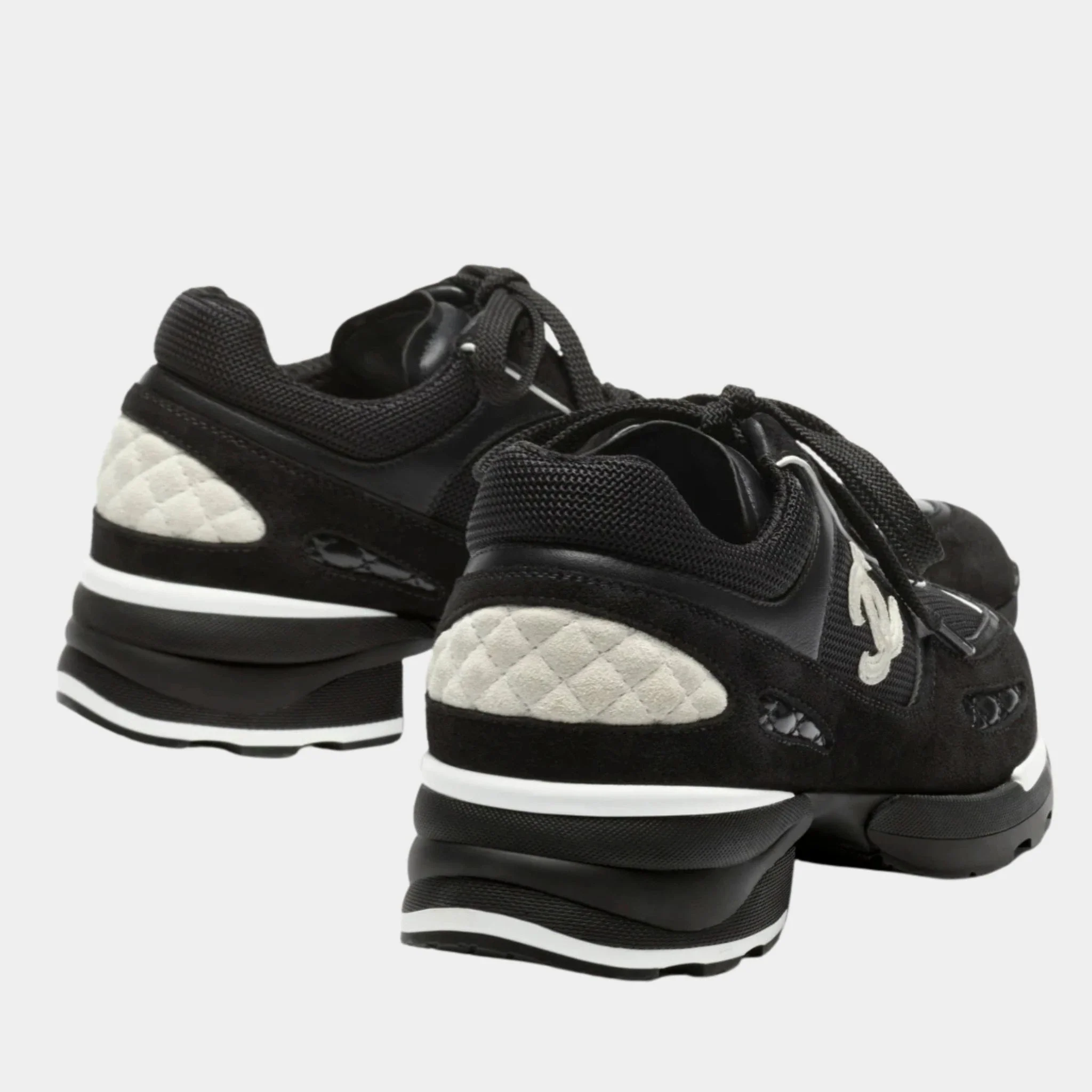 Sneakers Mixed Fibers Suede Calfskin & Calfskin - Image 2