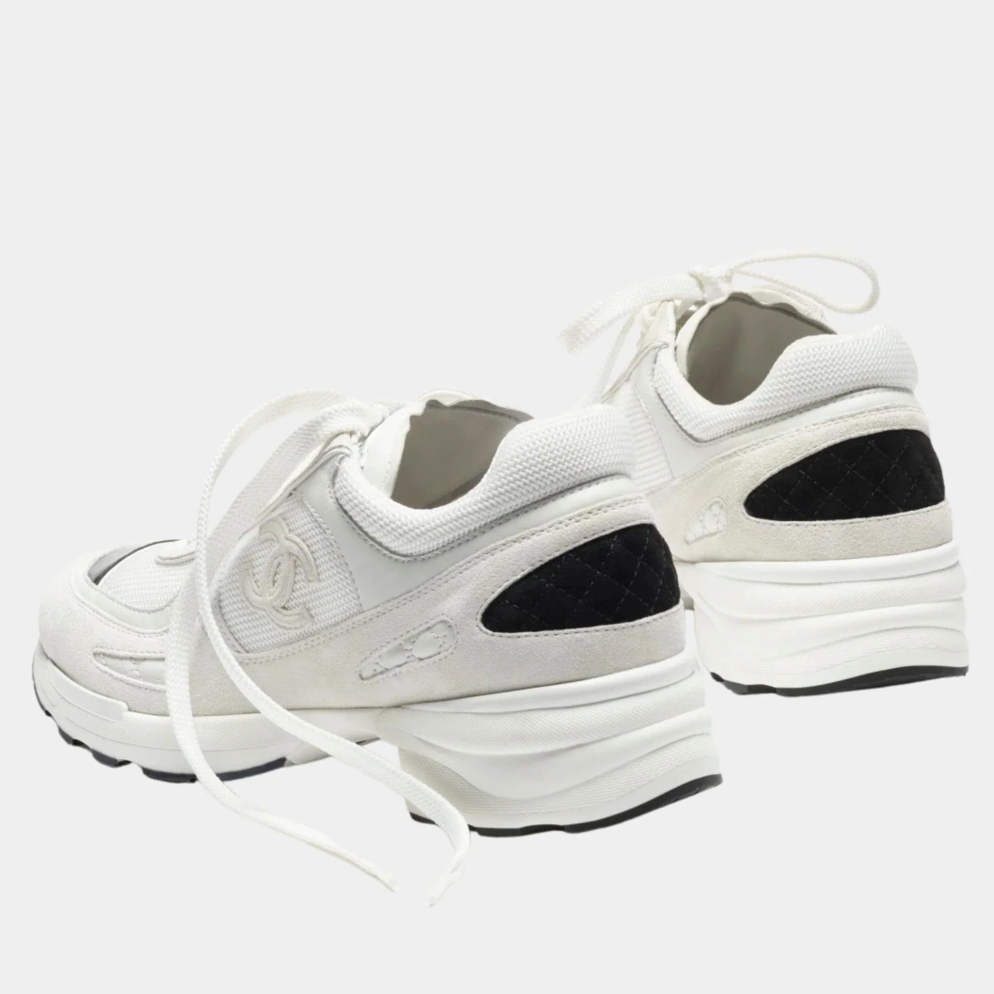 Sneakers Mixed Fibers Suede Calfskin & Calfskin - Image 4