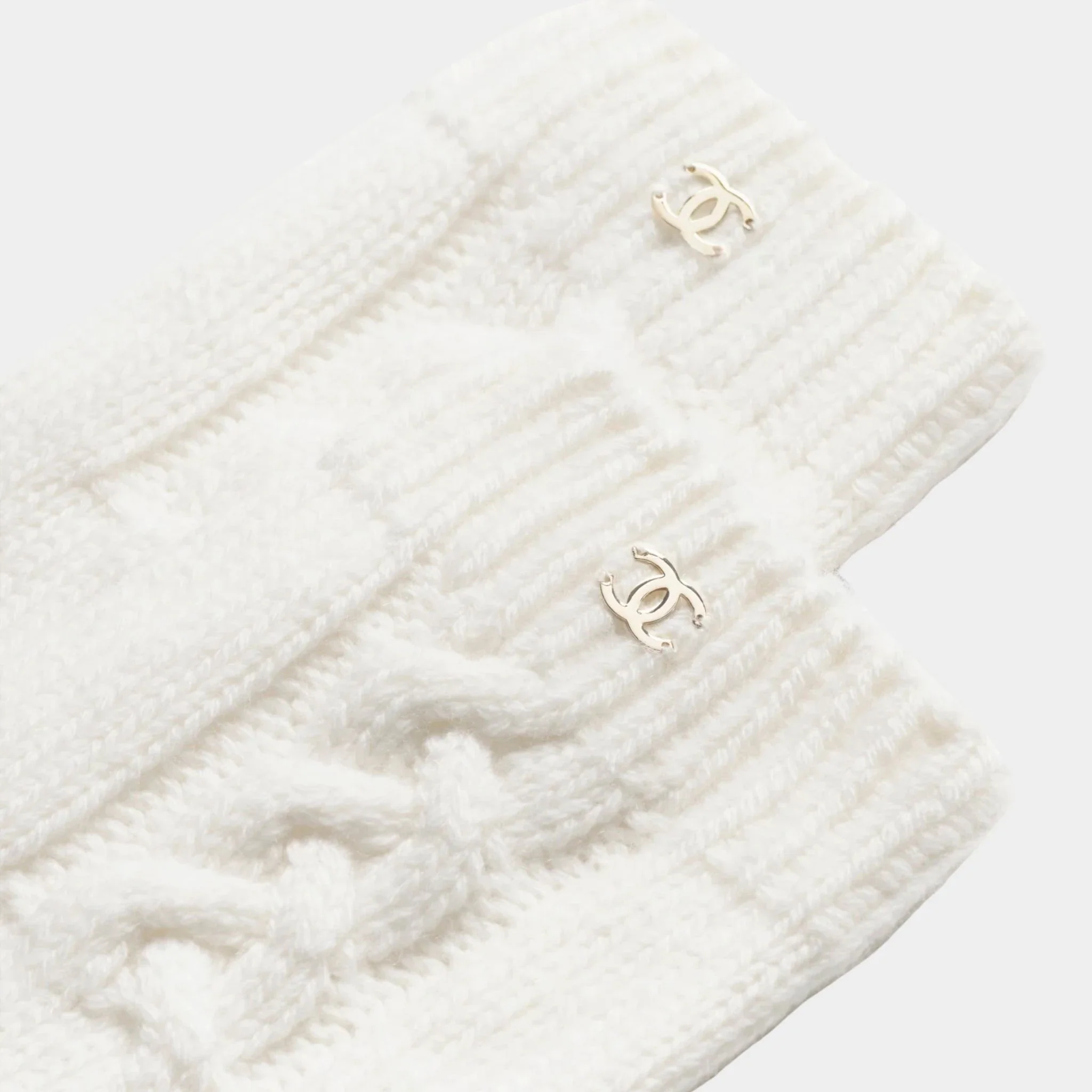 Socks Cashmere White - Image 2