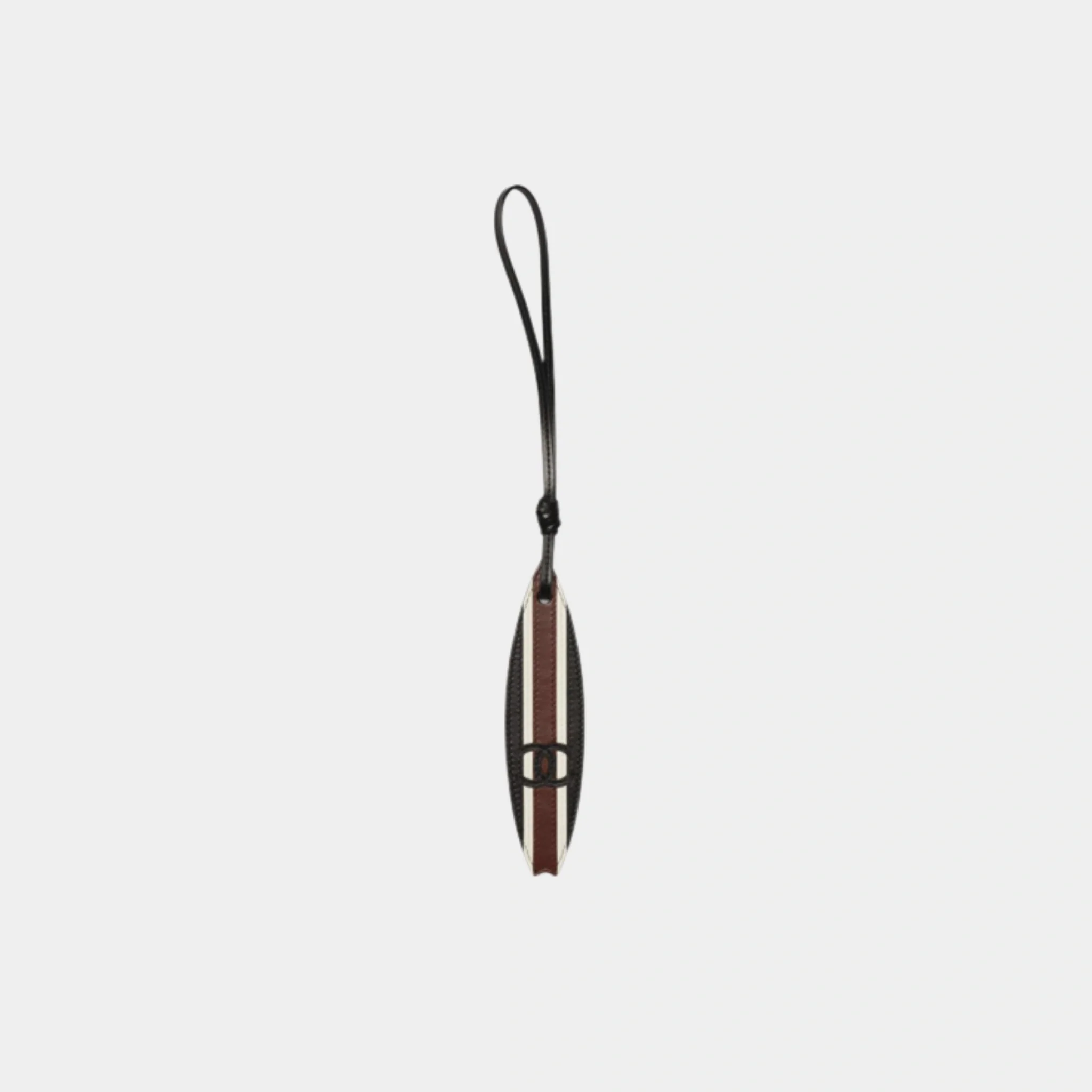 Surfboard Mini Bag Charm Lambskin Black