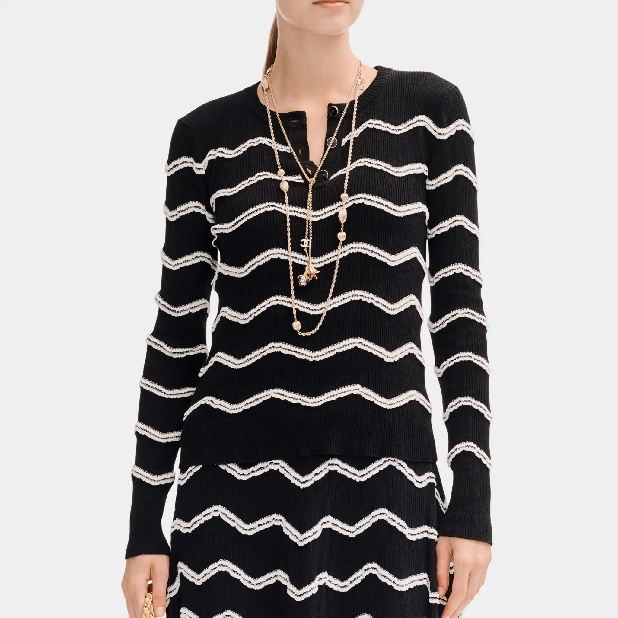 Sweater in Cotton and Mixed Fibers