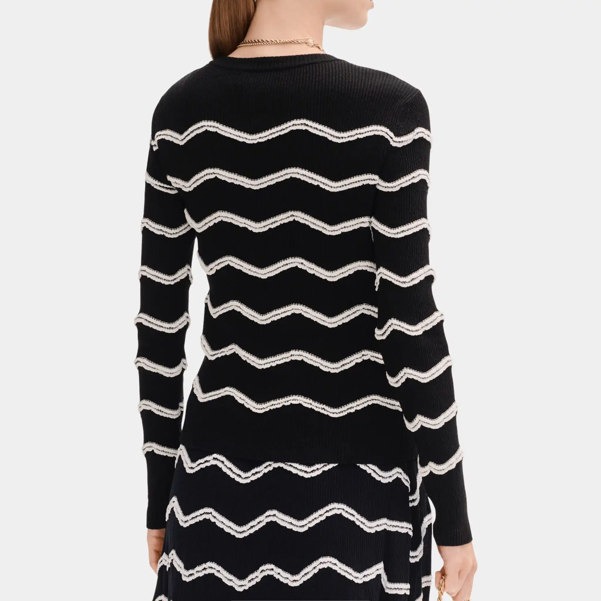Sweater in Cotton and Mixed Fibers - Image 2