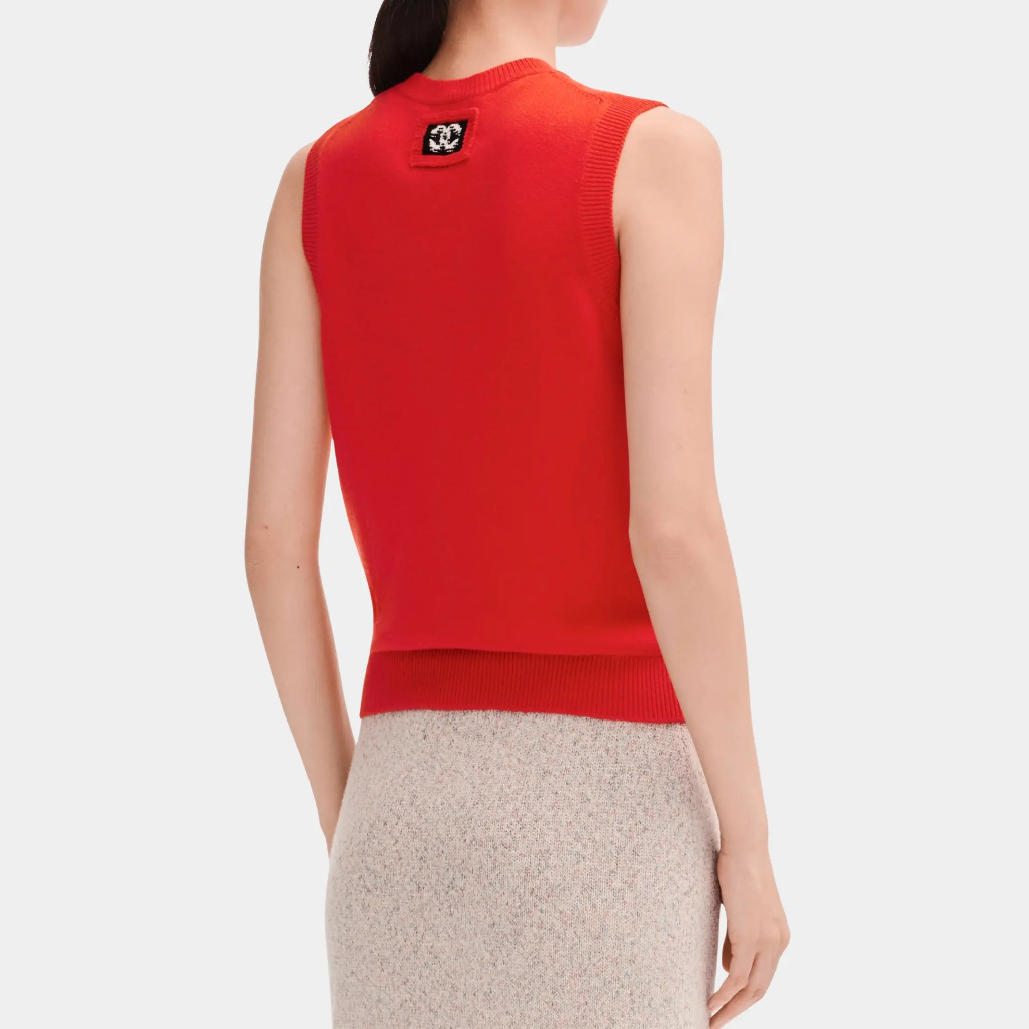 Sweater in Red Cashmere - Image 2