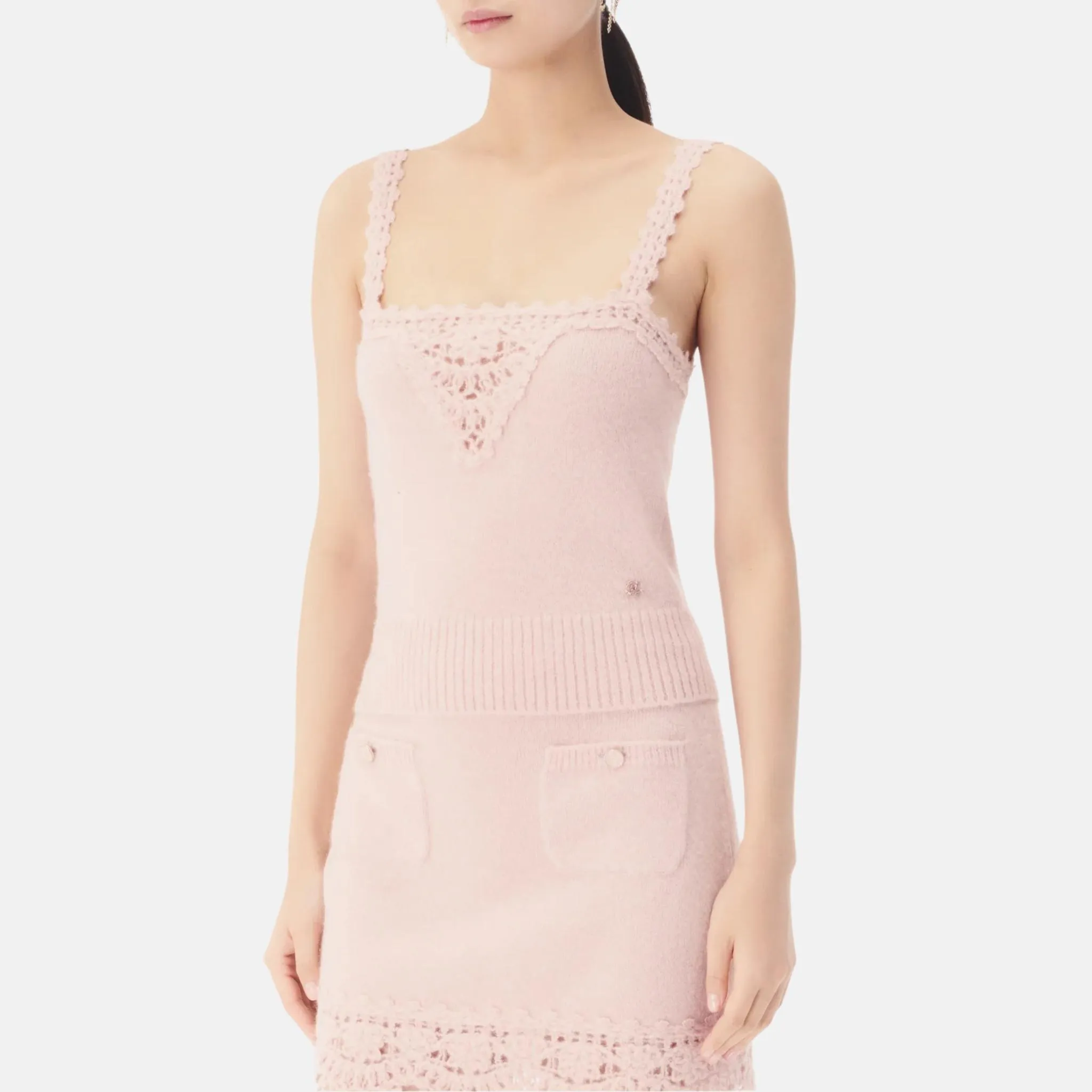 Top in Embroidered Alpaca and Wool - Image 2