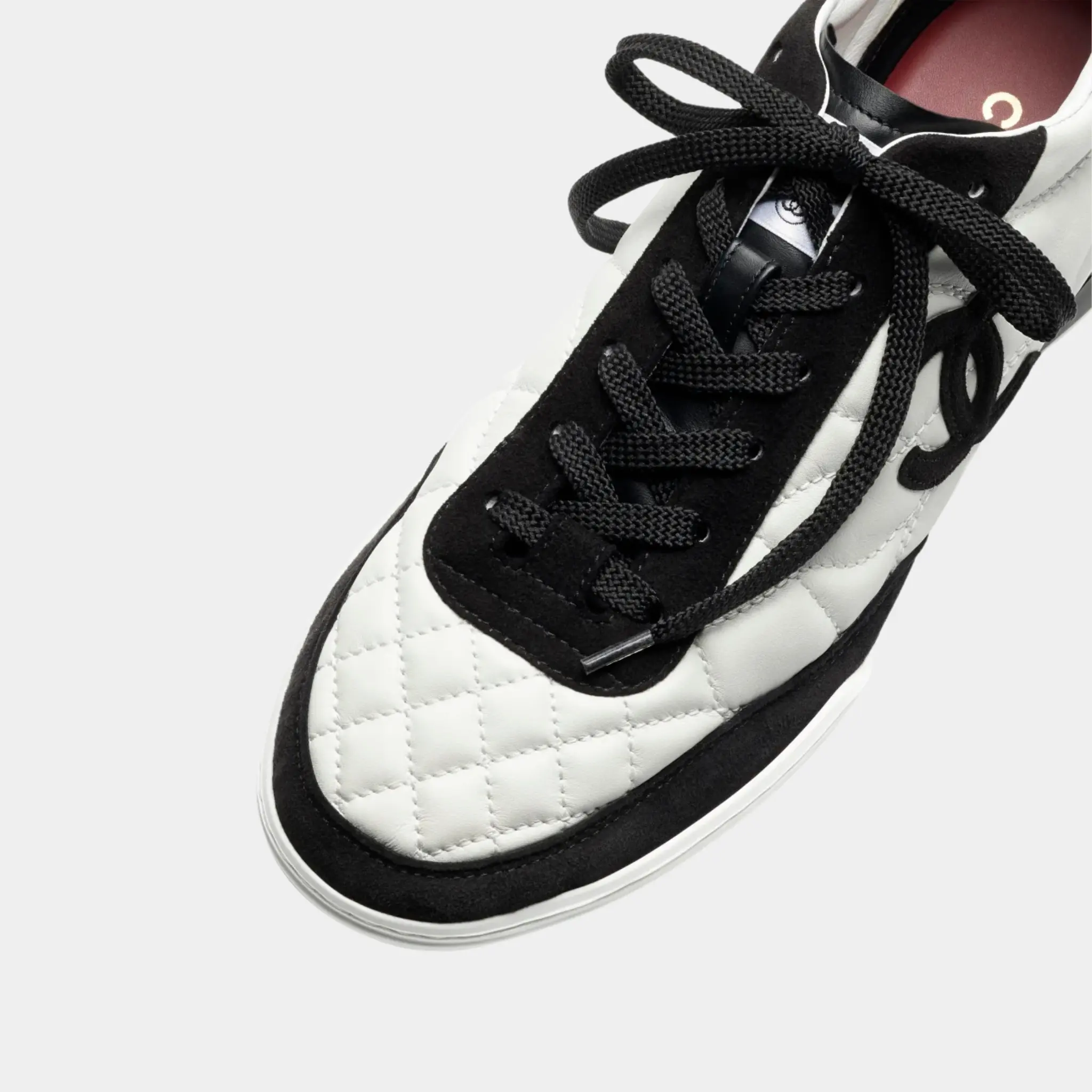 Trainers in Calfskin & Suede Kidskin - Image 3