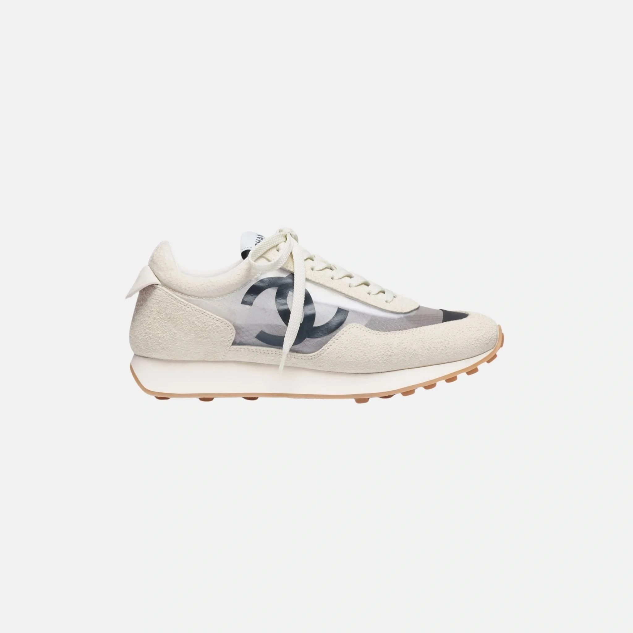 Trainers in Mesh and Suede Calfskin - Image 2