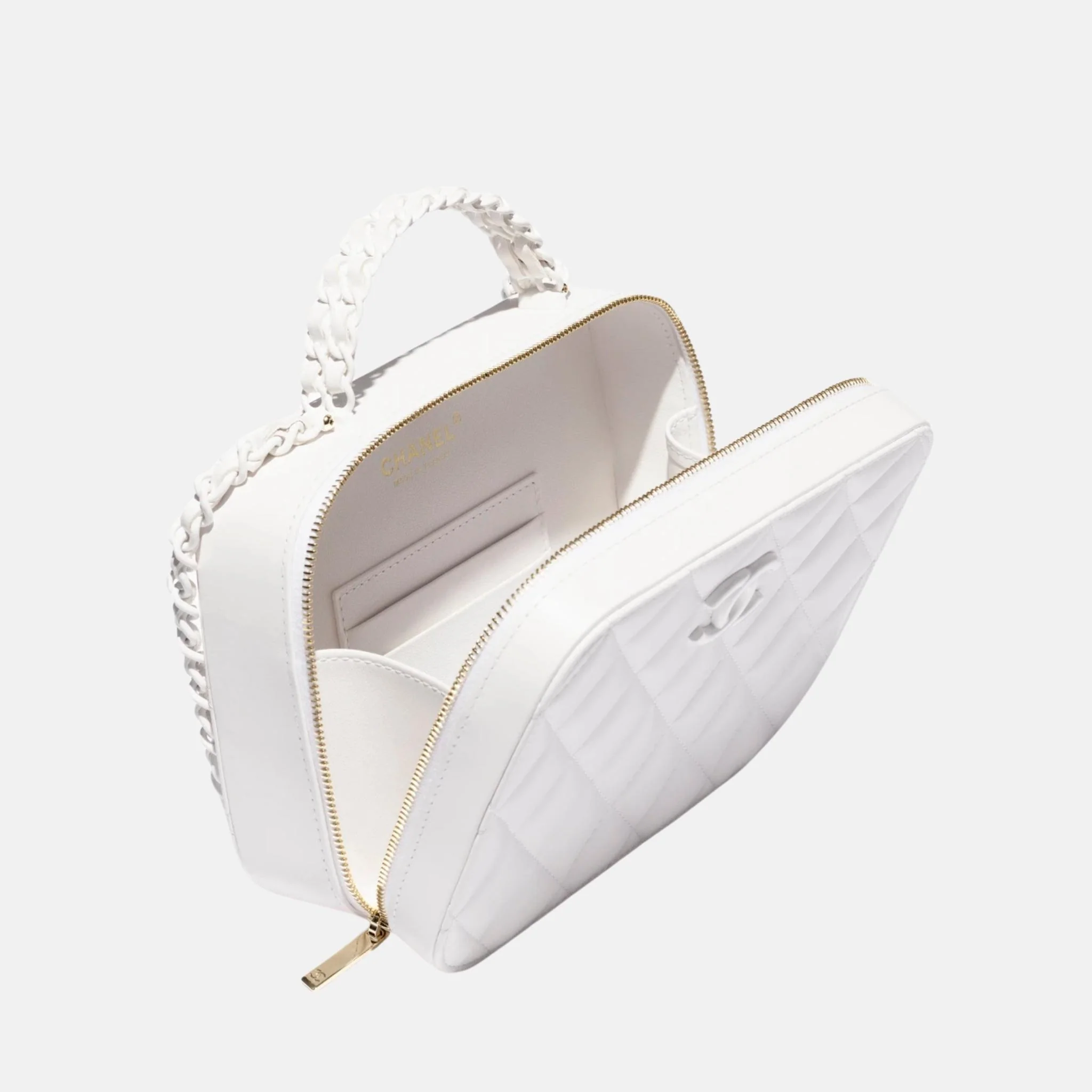 Vanity Case In Lambskin & Lacquered Metal - Image 2