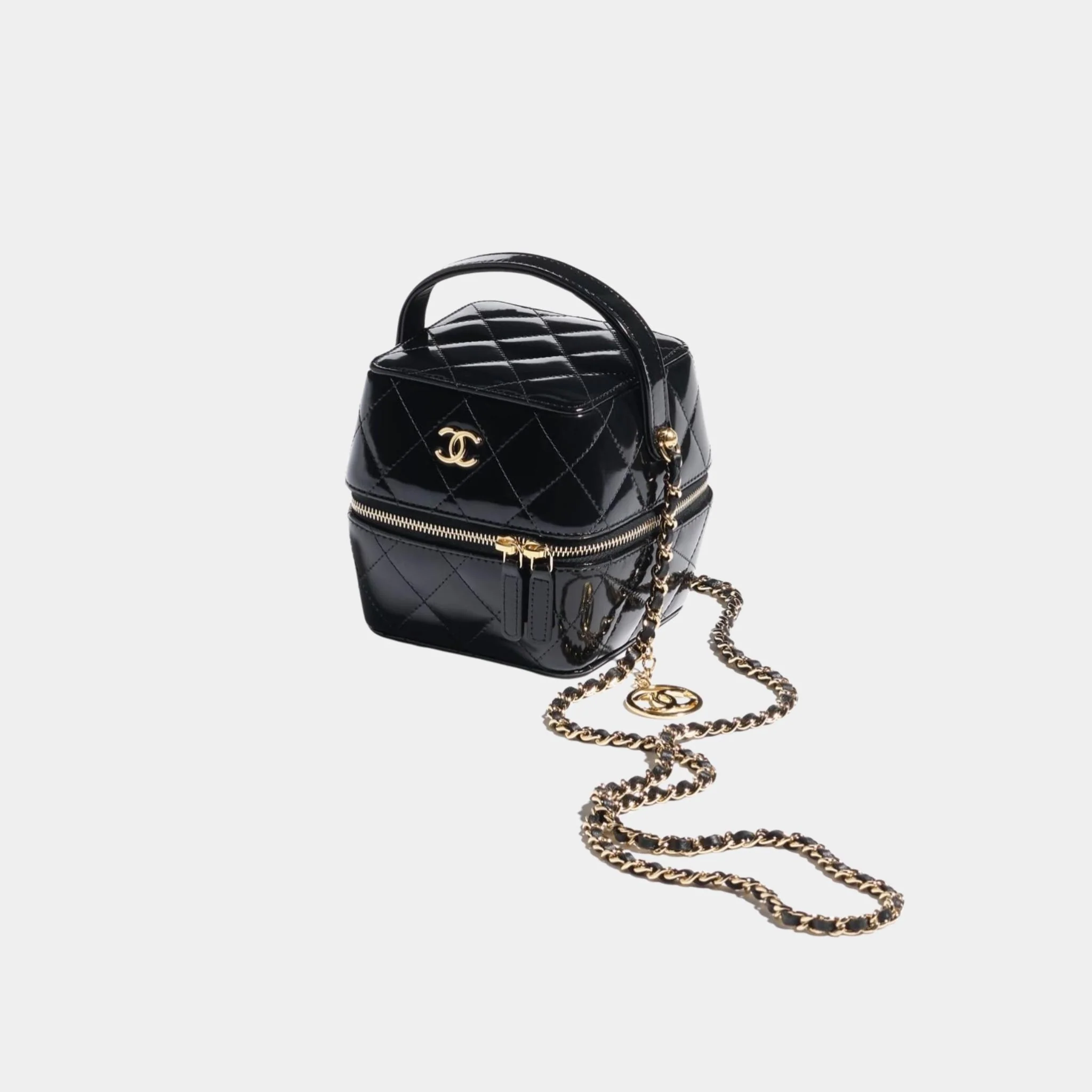 Vanity with Chain in Shiny Calfskin - Image 2