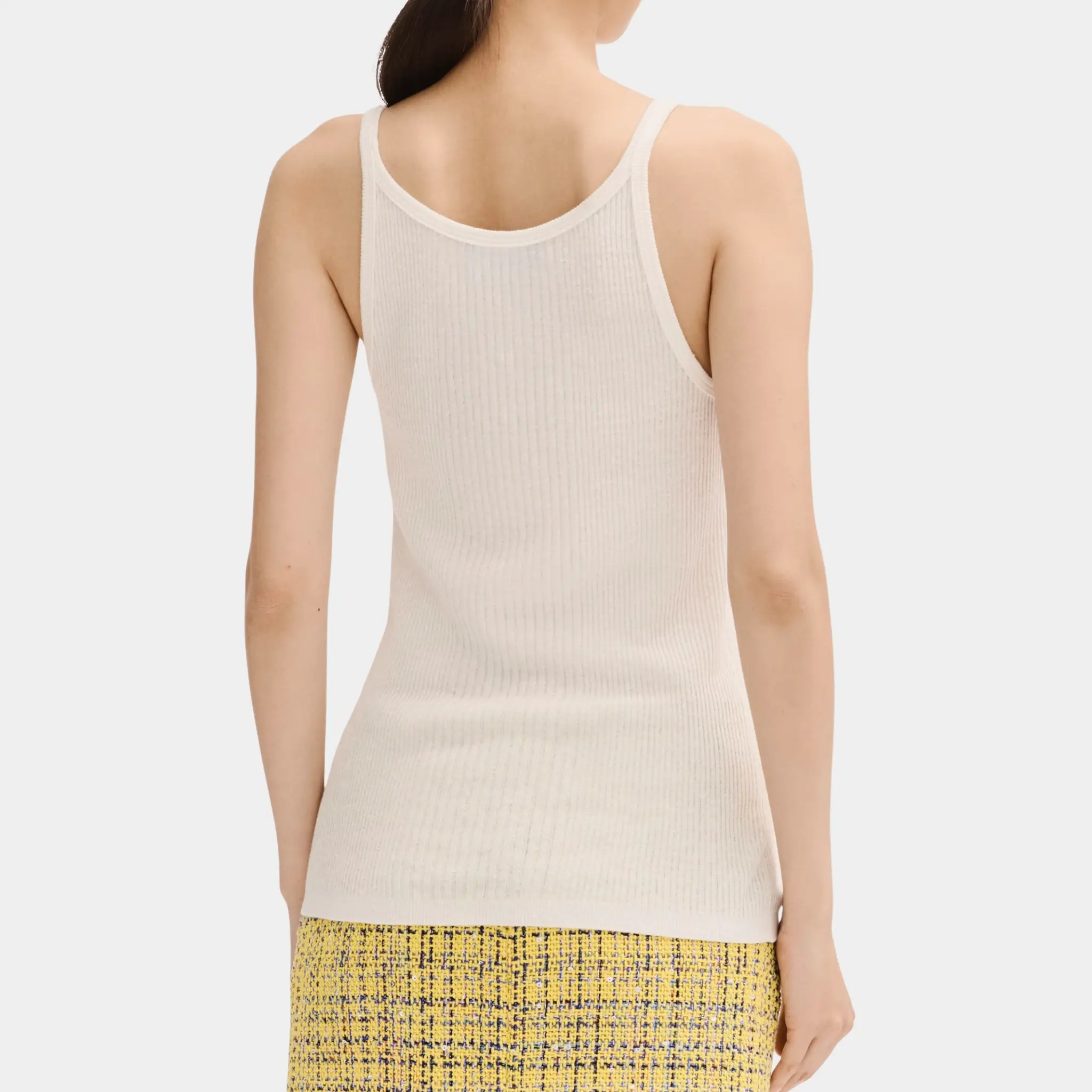 White Top in Linen and Cotton - Image 2