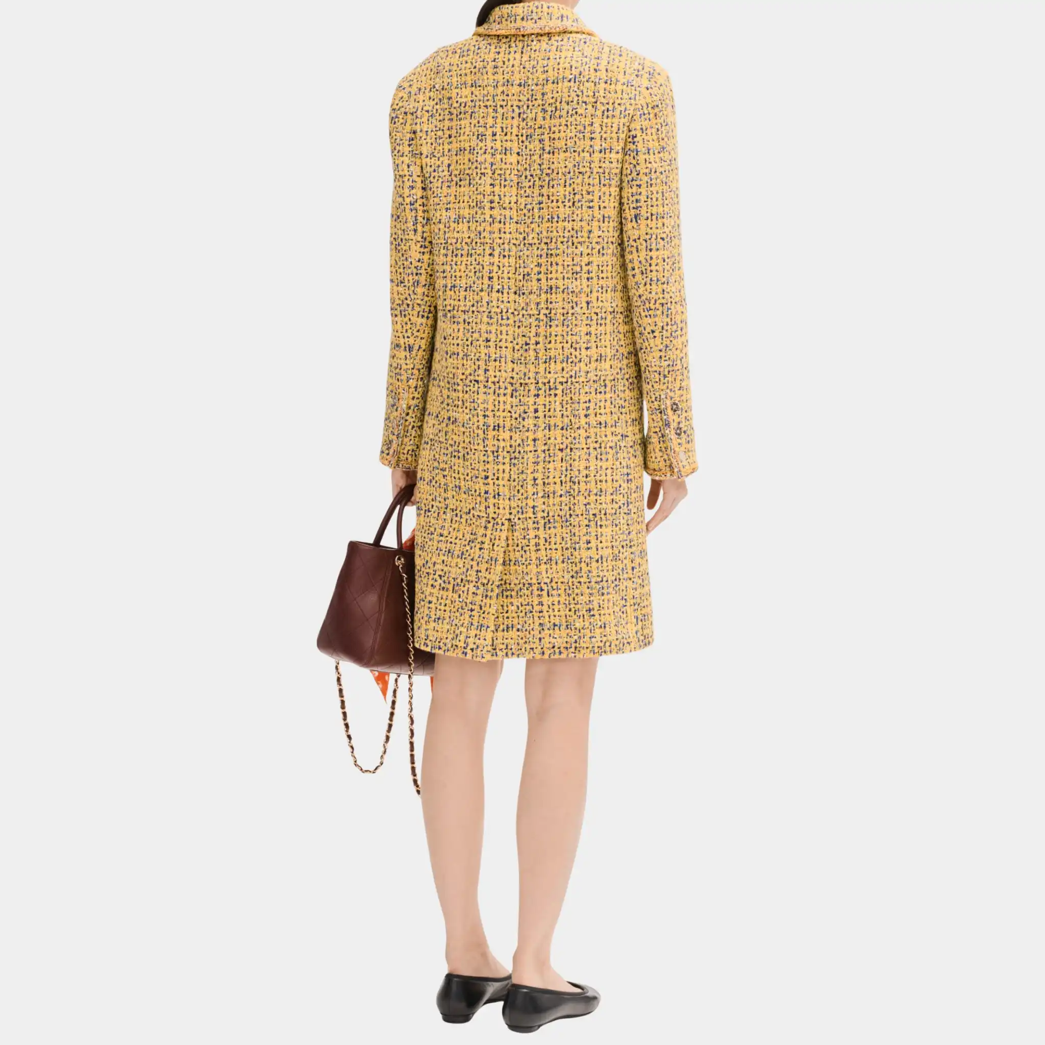 Yellow Coat in Tweed - Image 2