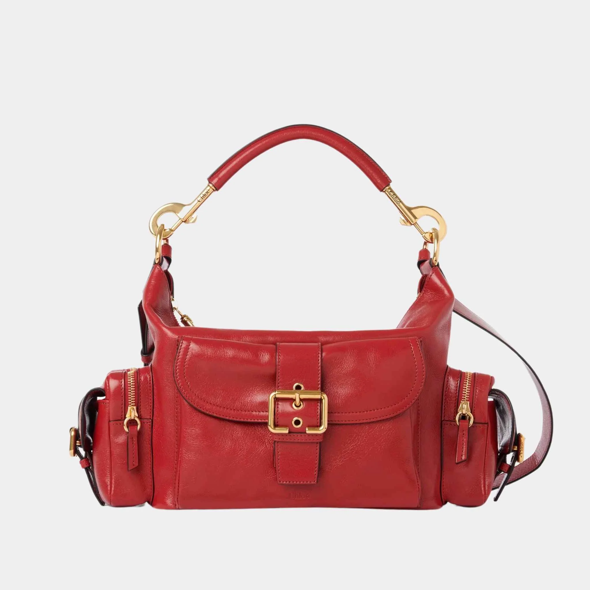 Camera Bag in Shiny Leather - Image 19