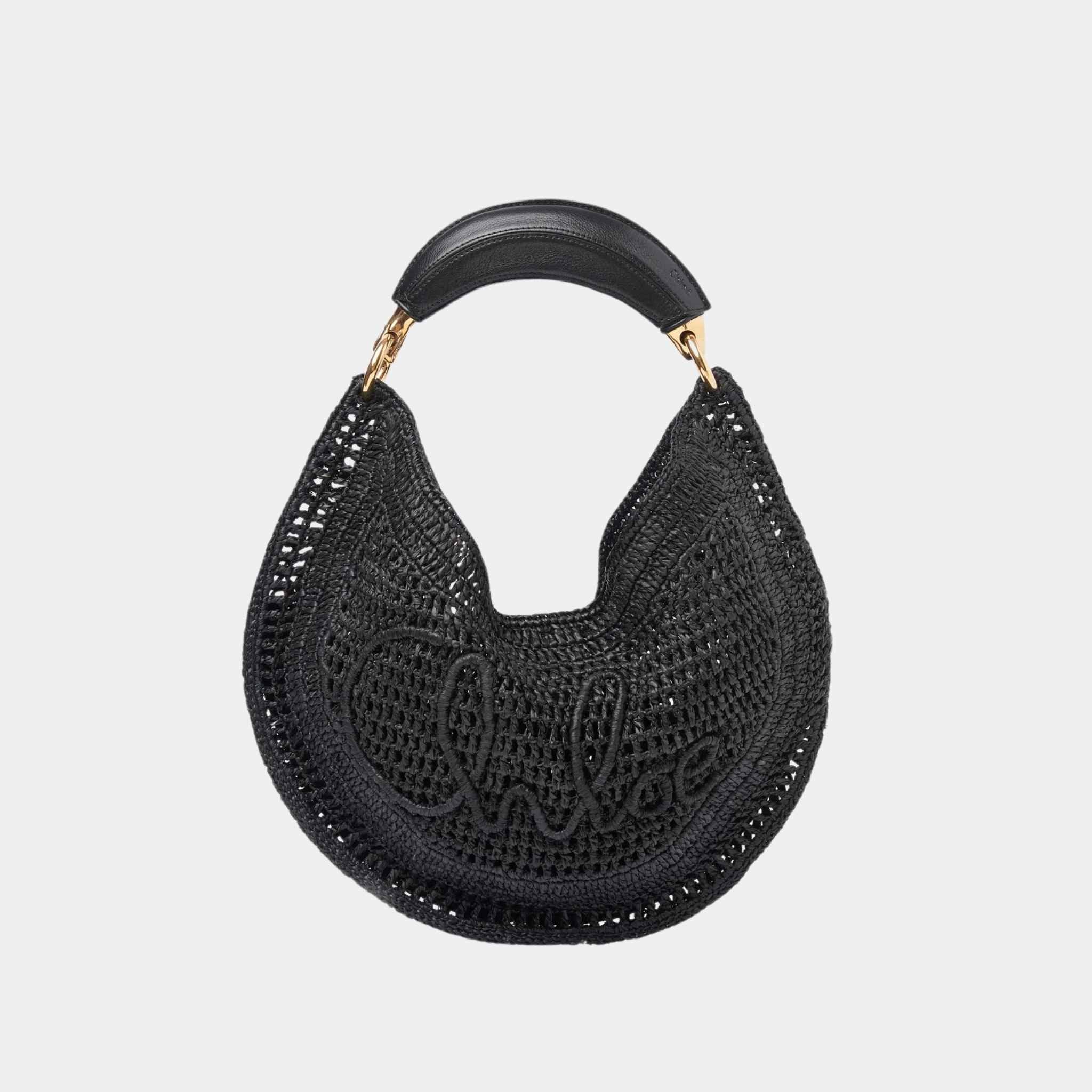 Summer Banana Hobo Bag in Raffia