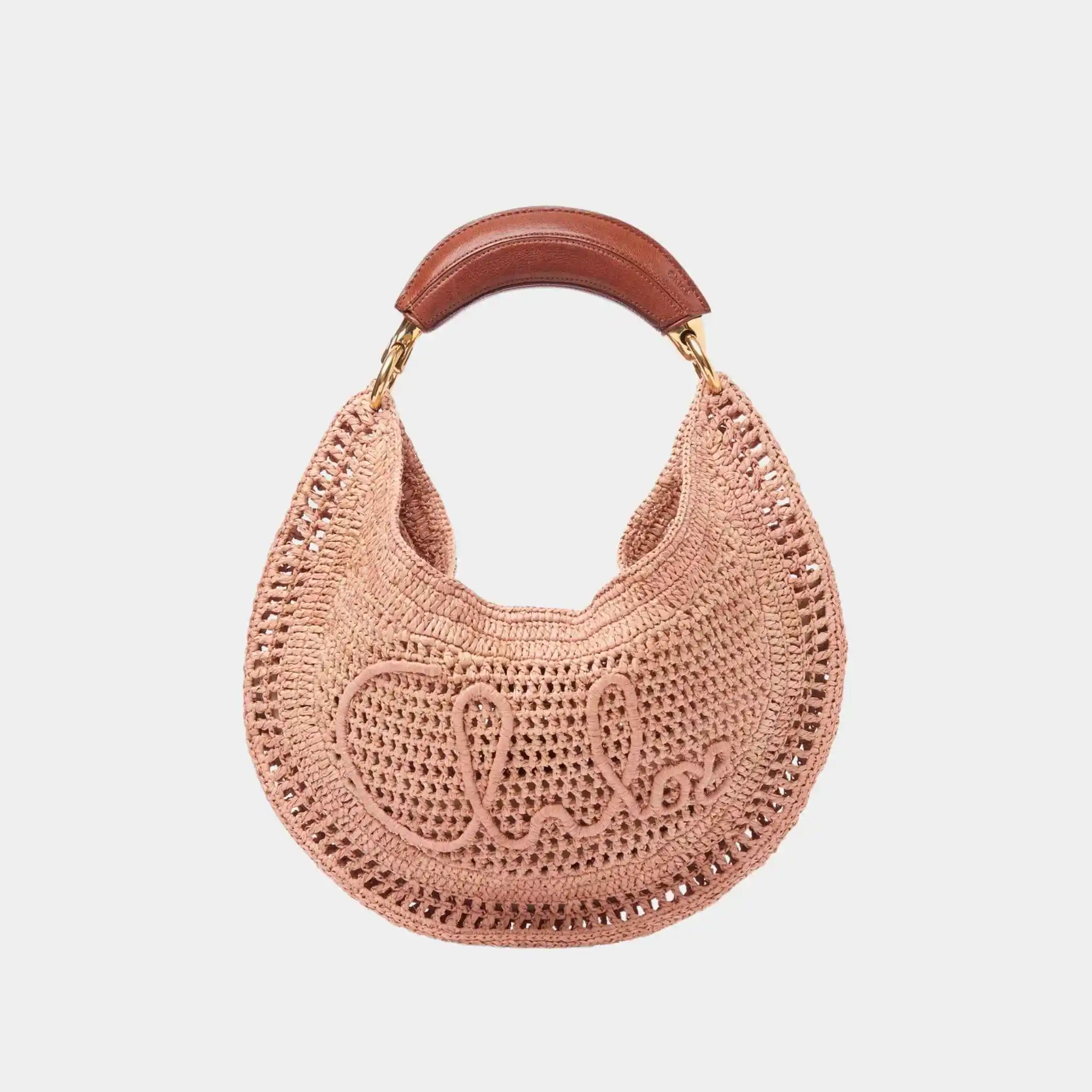 Summer Banana Hobo Bag in Raffia - Image 5