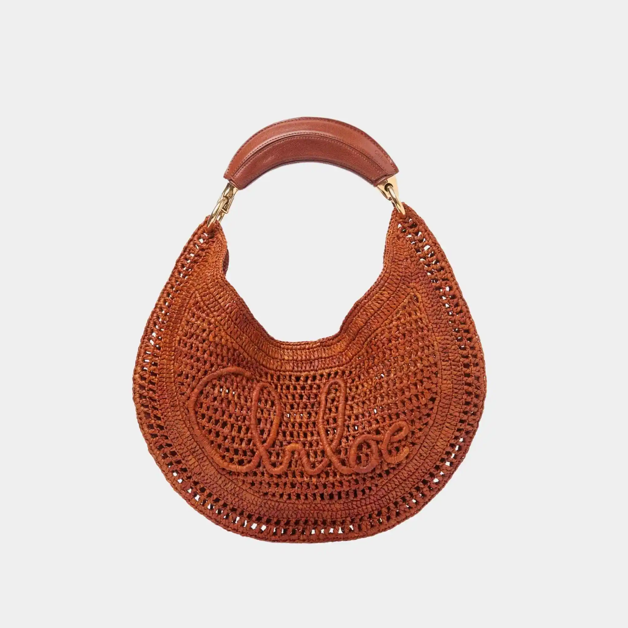 Summer Banana Hobo Bag in Raffia - Image 7