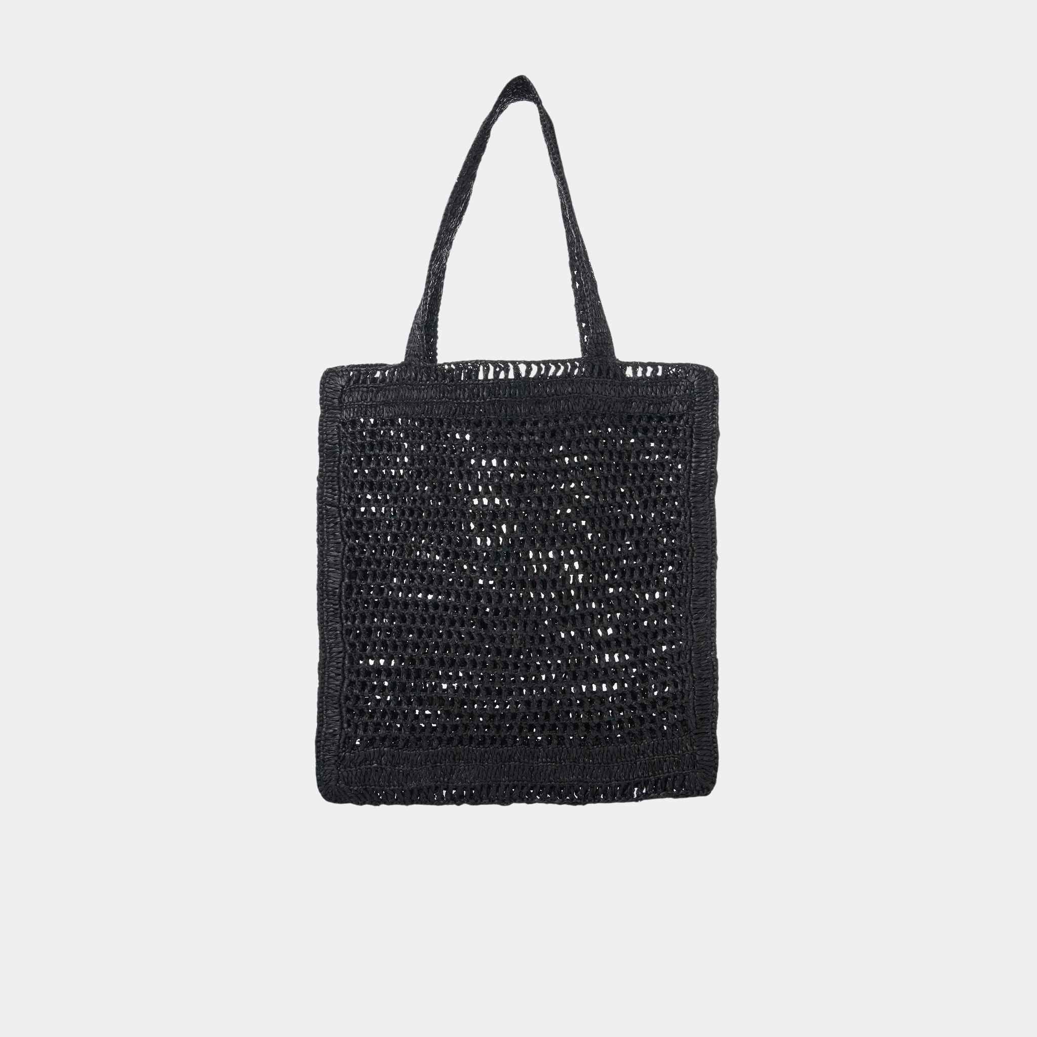 Summer Banana Tote Bag in Raffia - Image 10