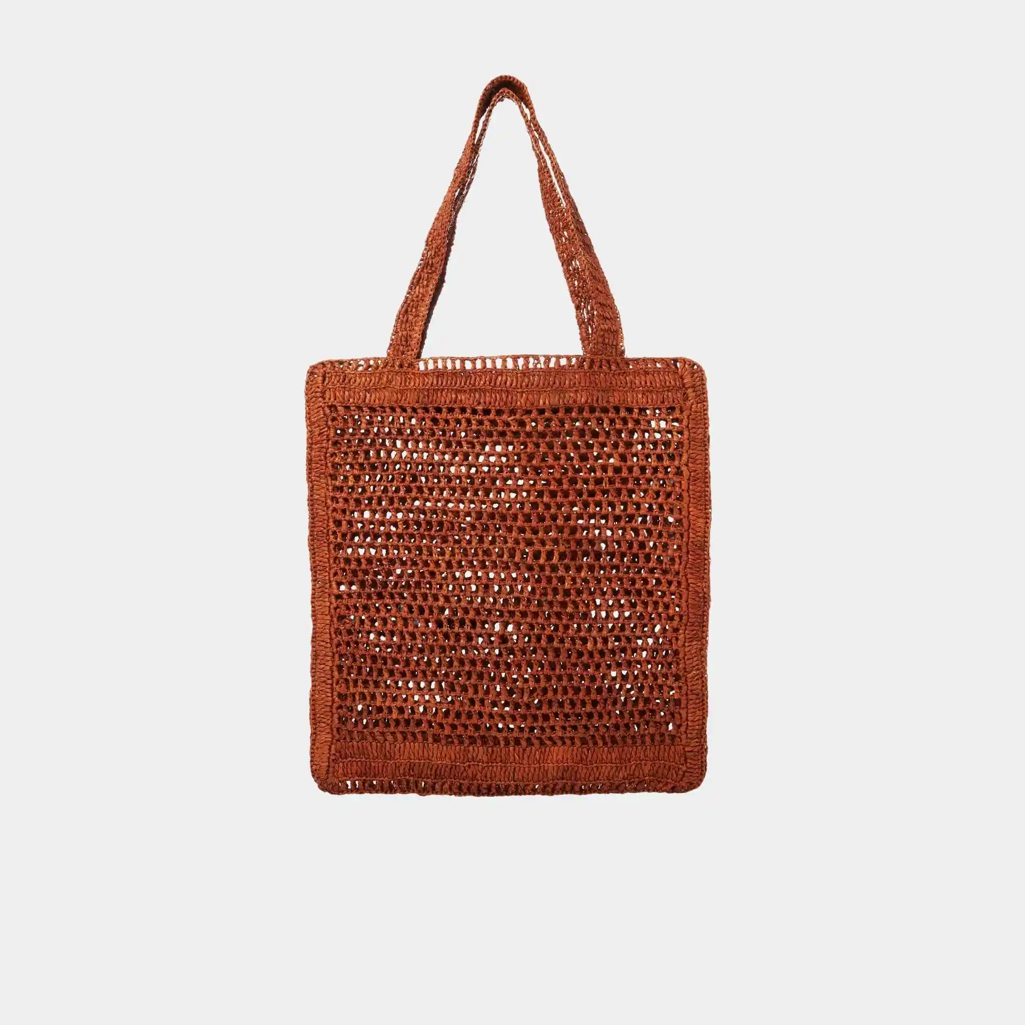 Summer Banana Tote Bag in Raffia - Image 12