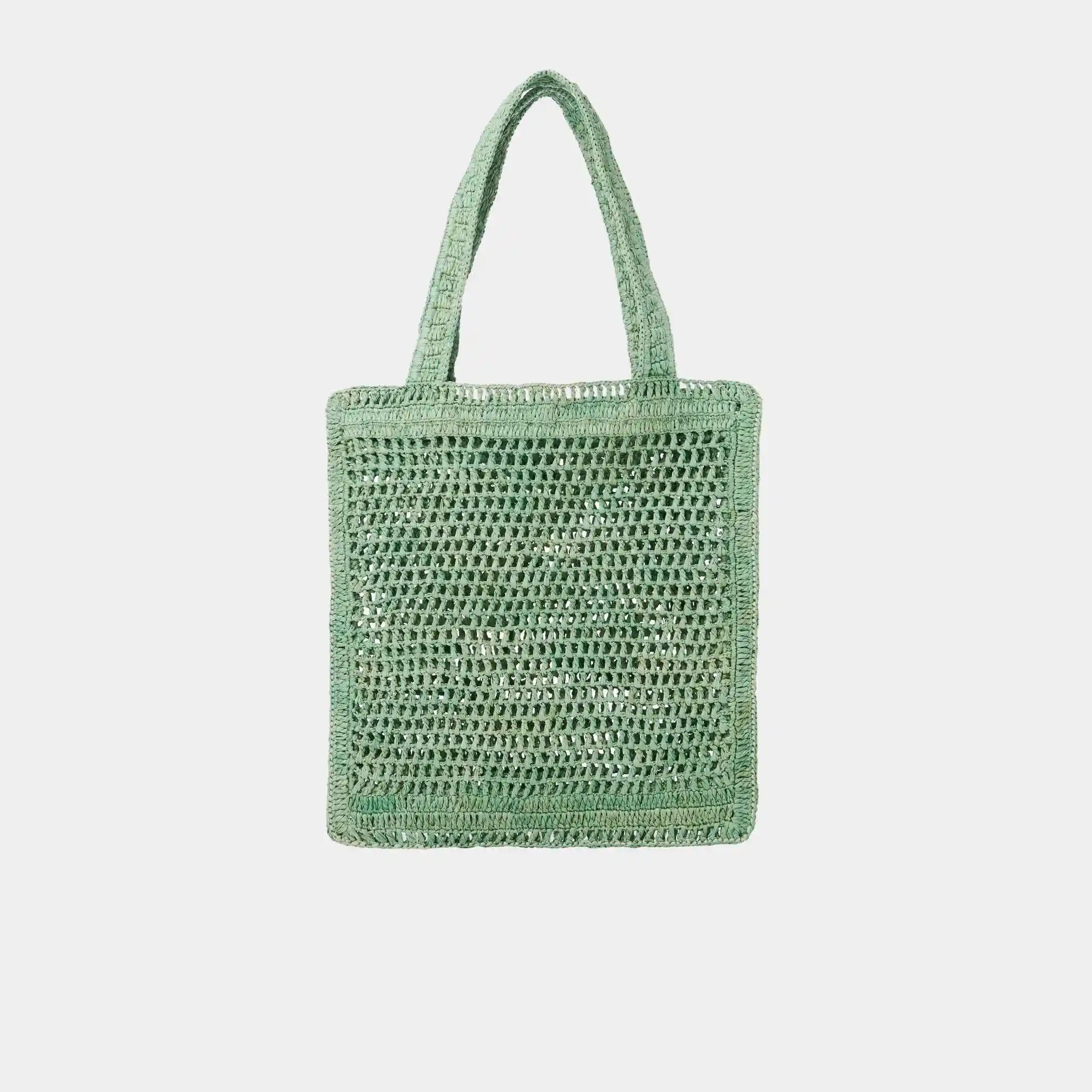 Summer Banana Tote Bag in Raffia - Image 2