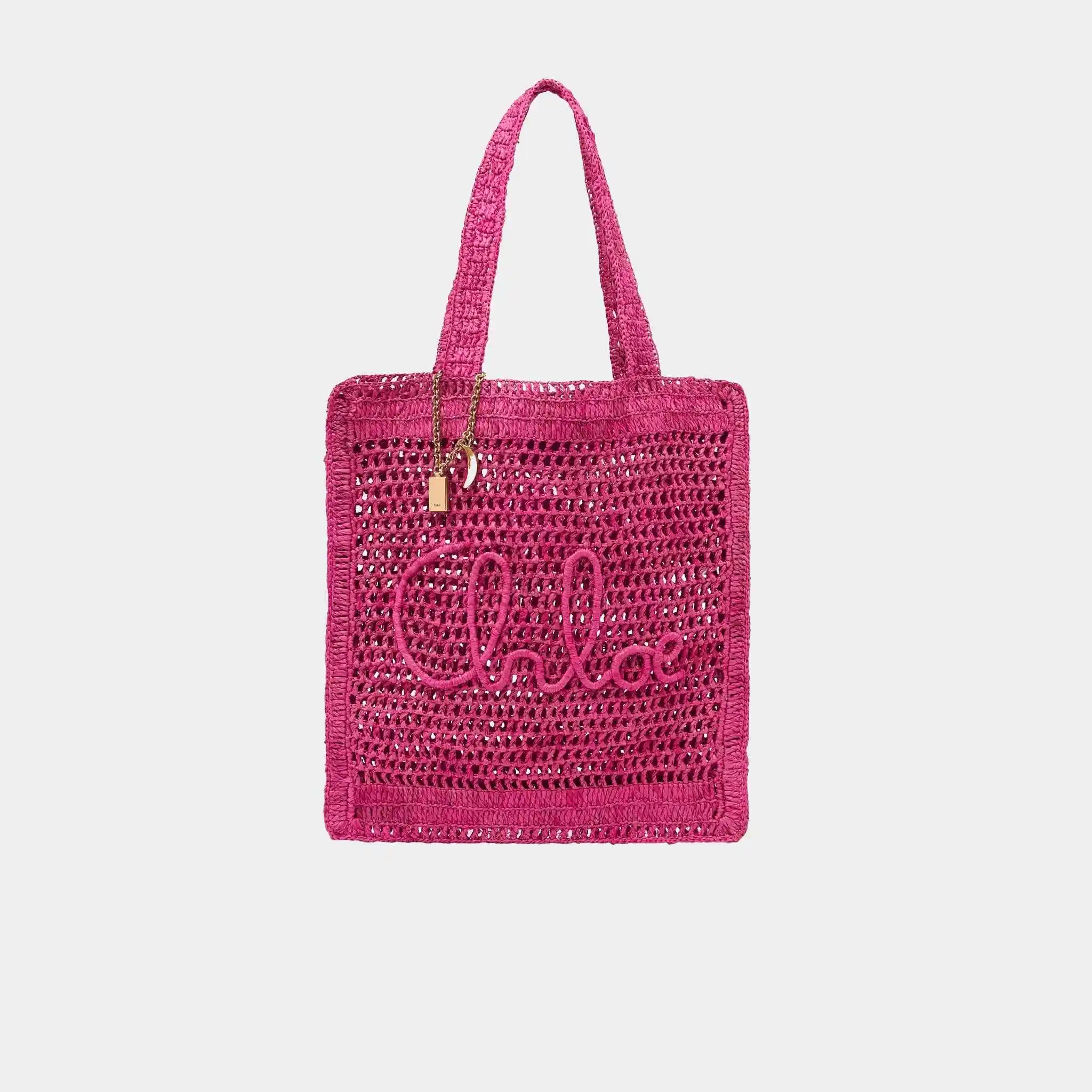 Summer Banana Tote Bag in Raffia - Image 5